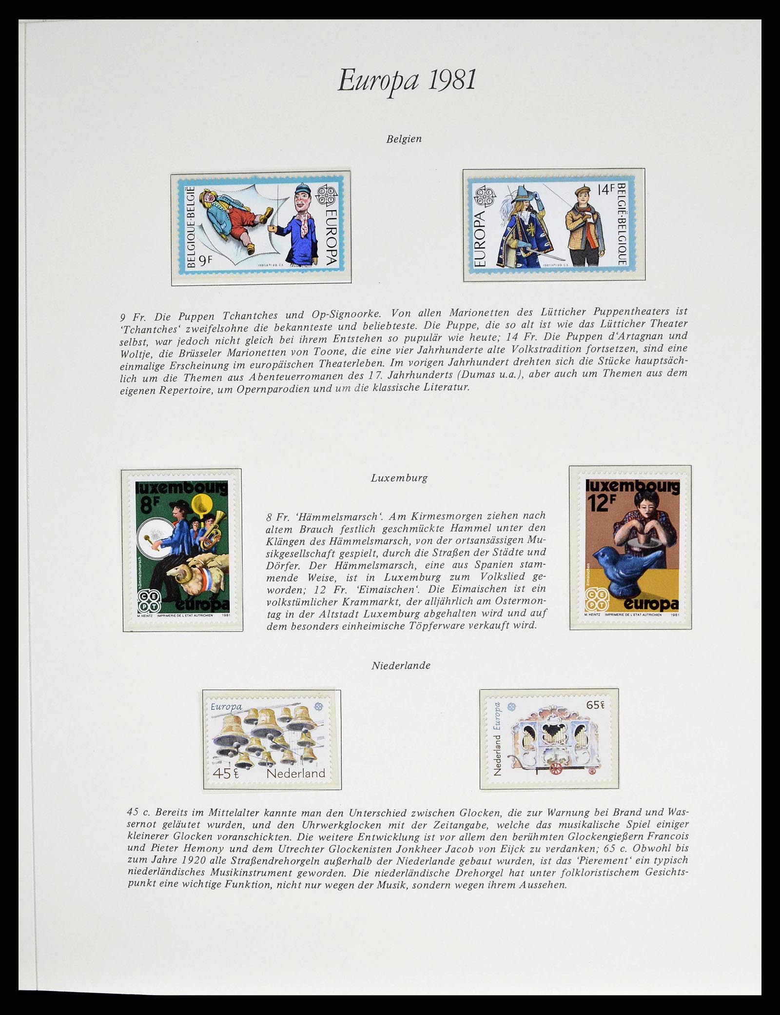 38403 0041 - Postzegelverzameling 38403 Europa Cept 1979-2006.
