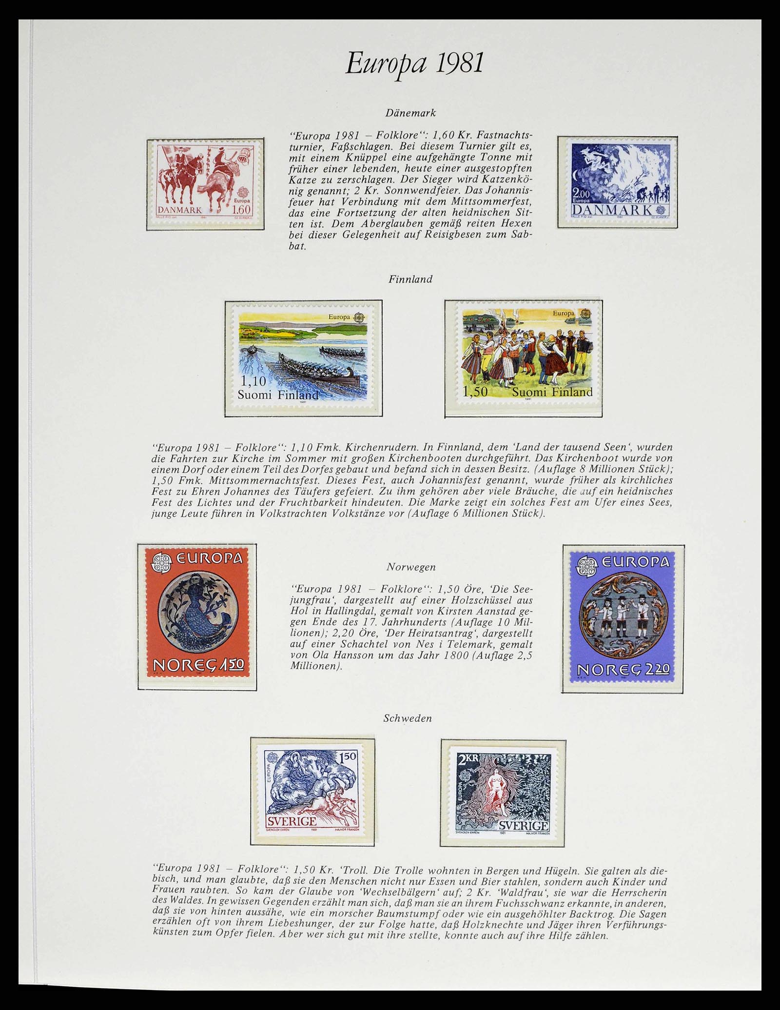 38403 0043 - Postzegelverzameling 38403 Europa Cept 1979-2006.