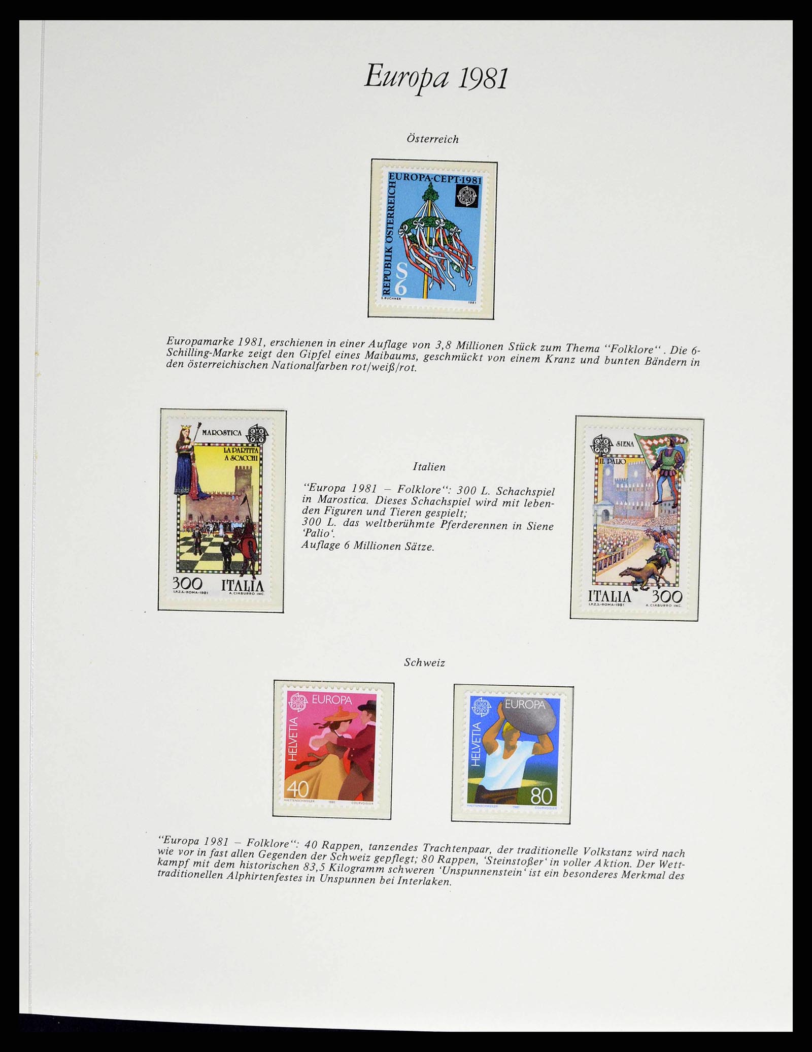 38403 0049 - Postzegelverzameling 38403 Europa Cept 1979-2006.