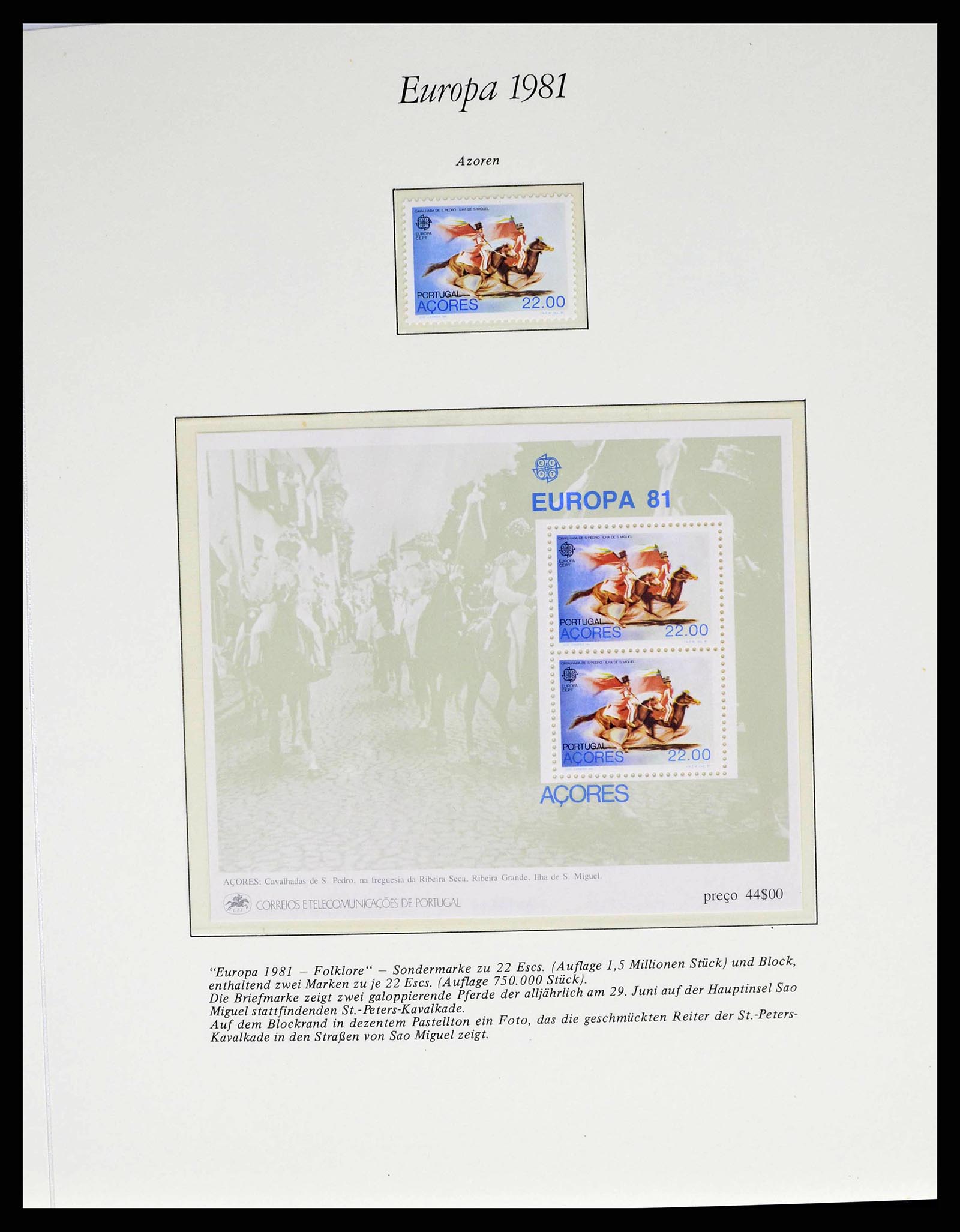 38403 0052 - Postzegelverzameling 38403 Europa Cept 1979-2006.