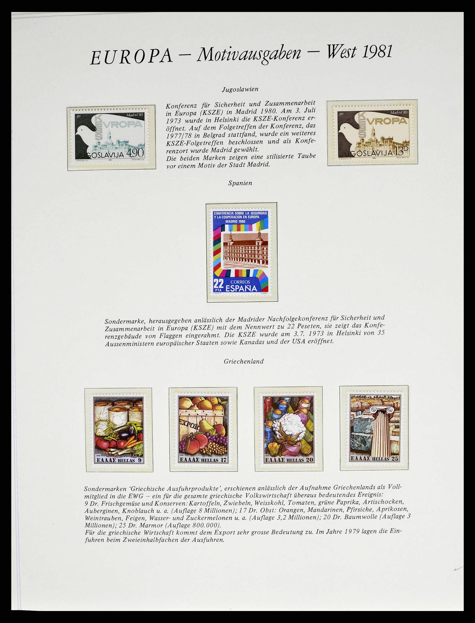 38403 0057 - Postzegelverzameling 38403 Europa Cept 1979-2006.