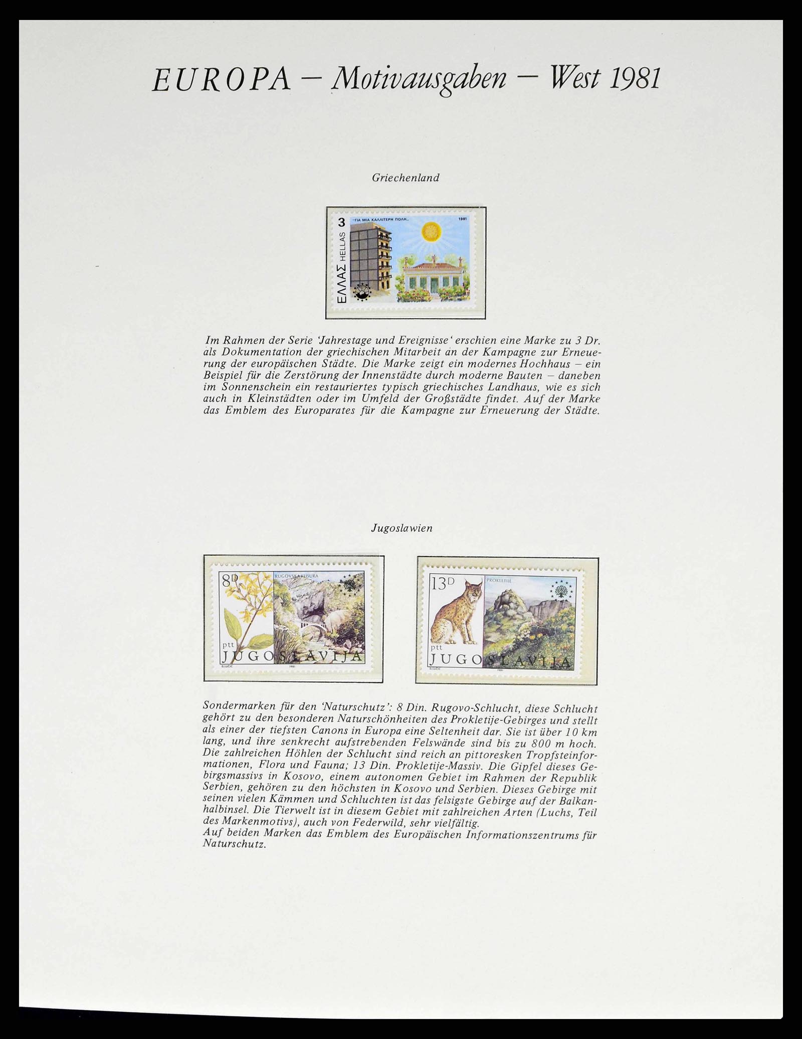 38403 0060 - Postzegelverzameling 38403 Europa Cept 1979-2006.