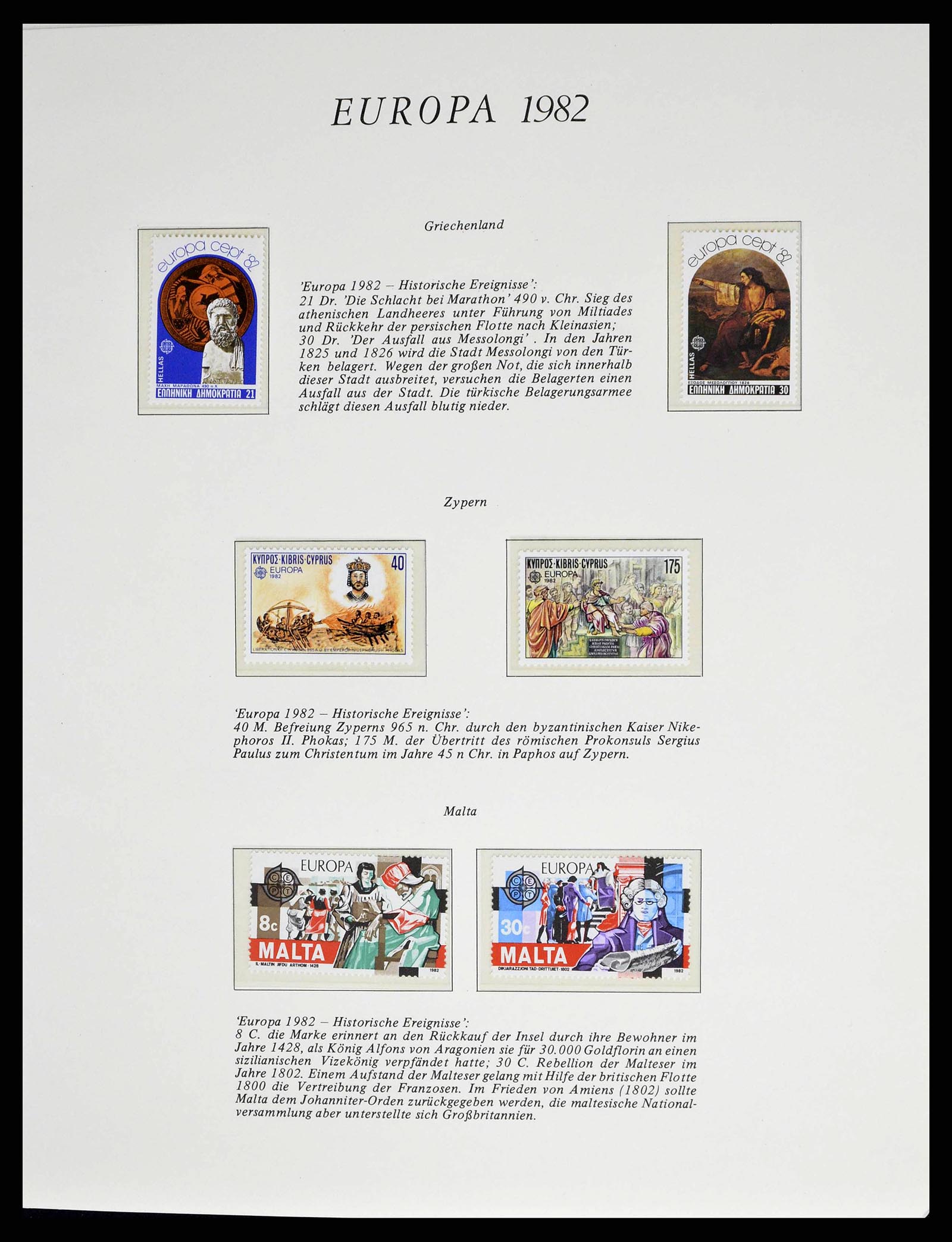 38403 0067 - Postzegelverzameling 38403 Europa Cept 1979-2006.