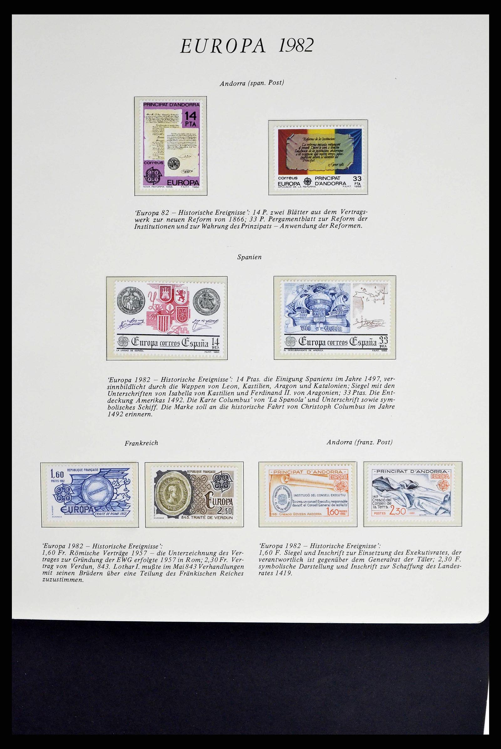 38403 0075 - Postzegelverzameling 38403 Europa Cept 1979-2006.