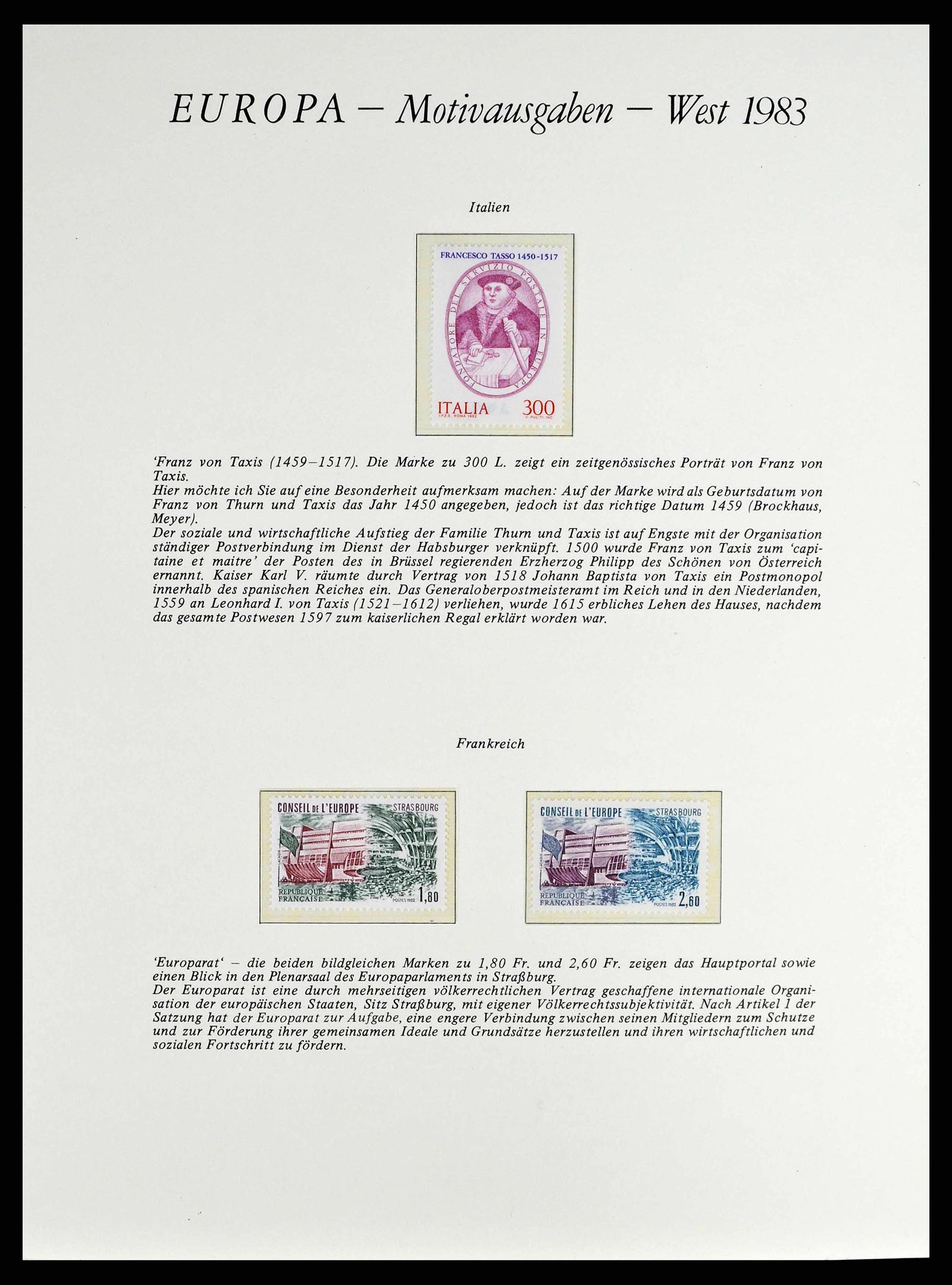 38403 0084 - Postzegelverzameling 38403 Europa Cept 1979-2006.