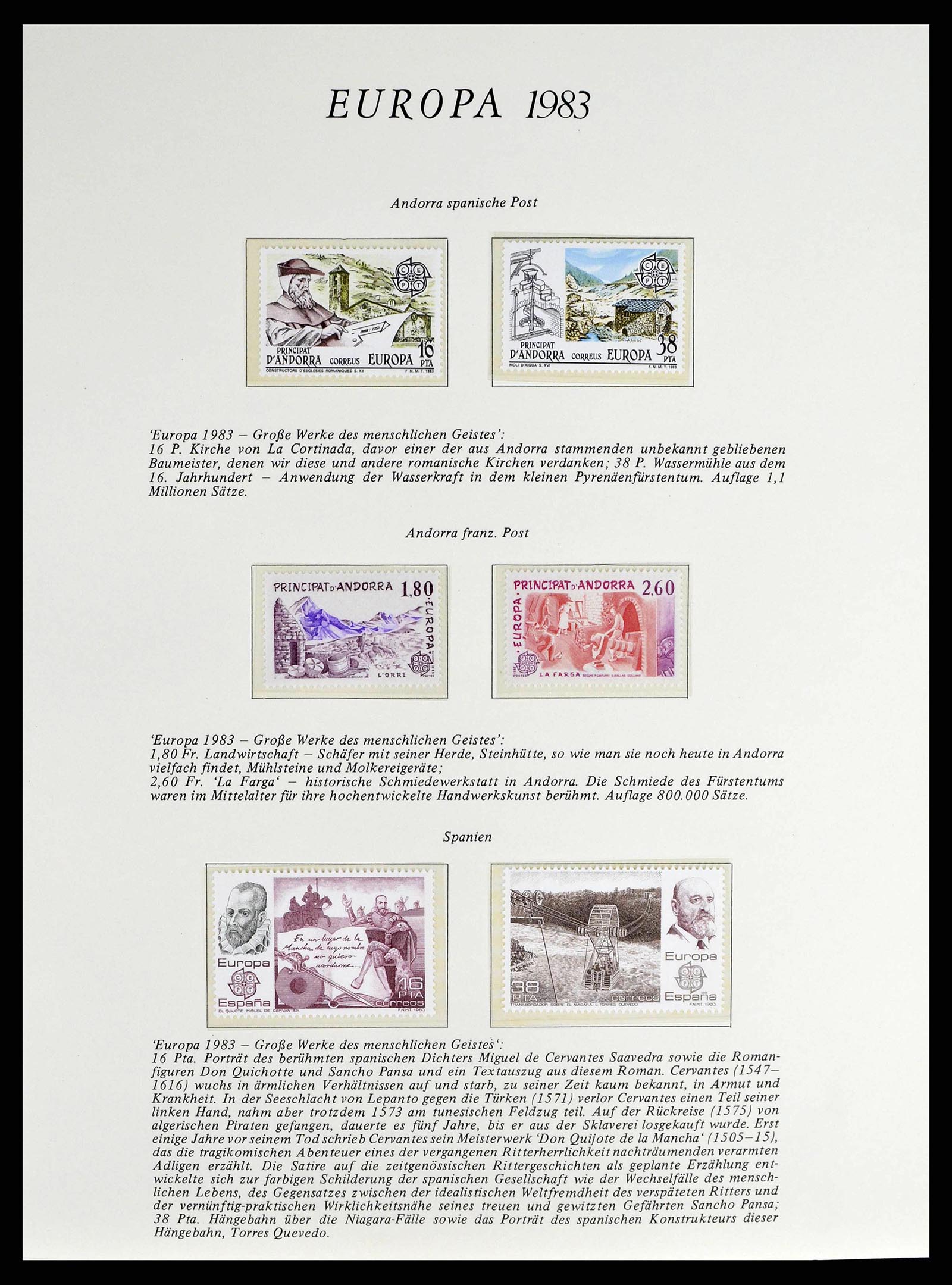 38403 0085 - Postzegelverzameling 38403 Europa Cept 1979-2006.