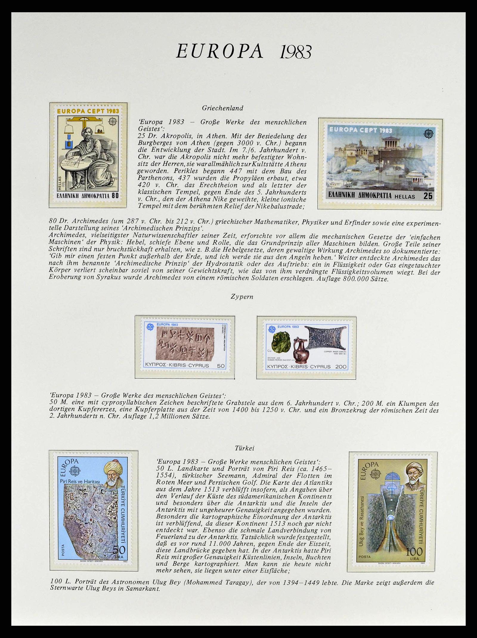 38403 0092 - Postzegelverzameling 38403 Europa Cept 1979-2006.