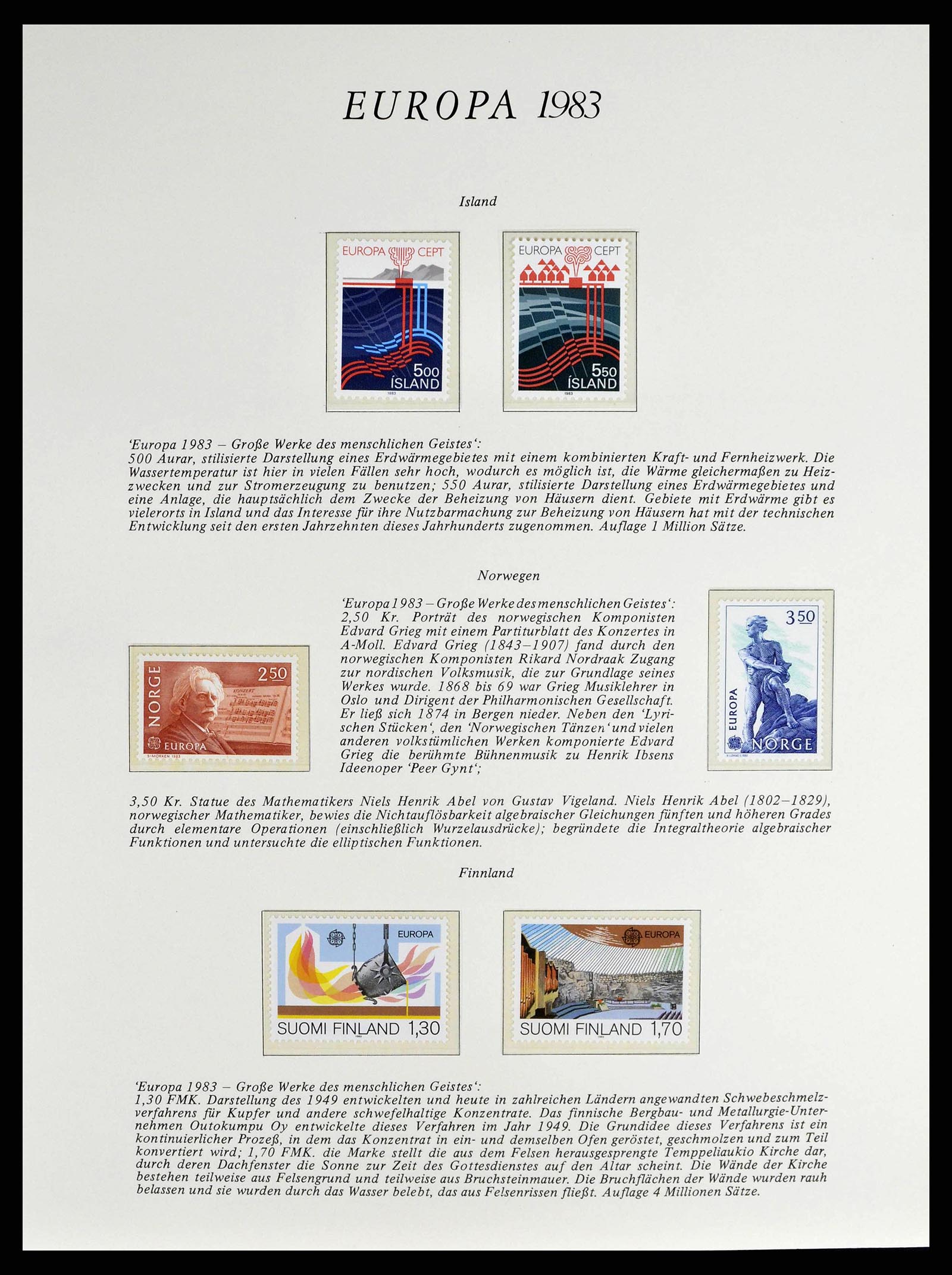 38403 0094 - Postzegelverzameling 38403 Europa Cept 1979-2006.