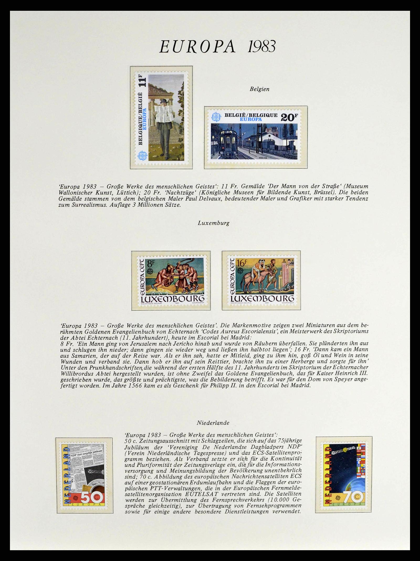 38403 0099 - Postzegelverzameling 38403 Europa Cept 1979-2006.