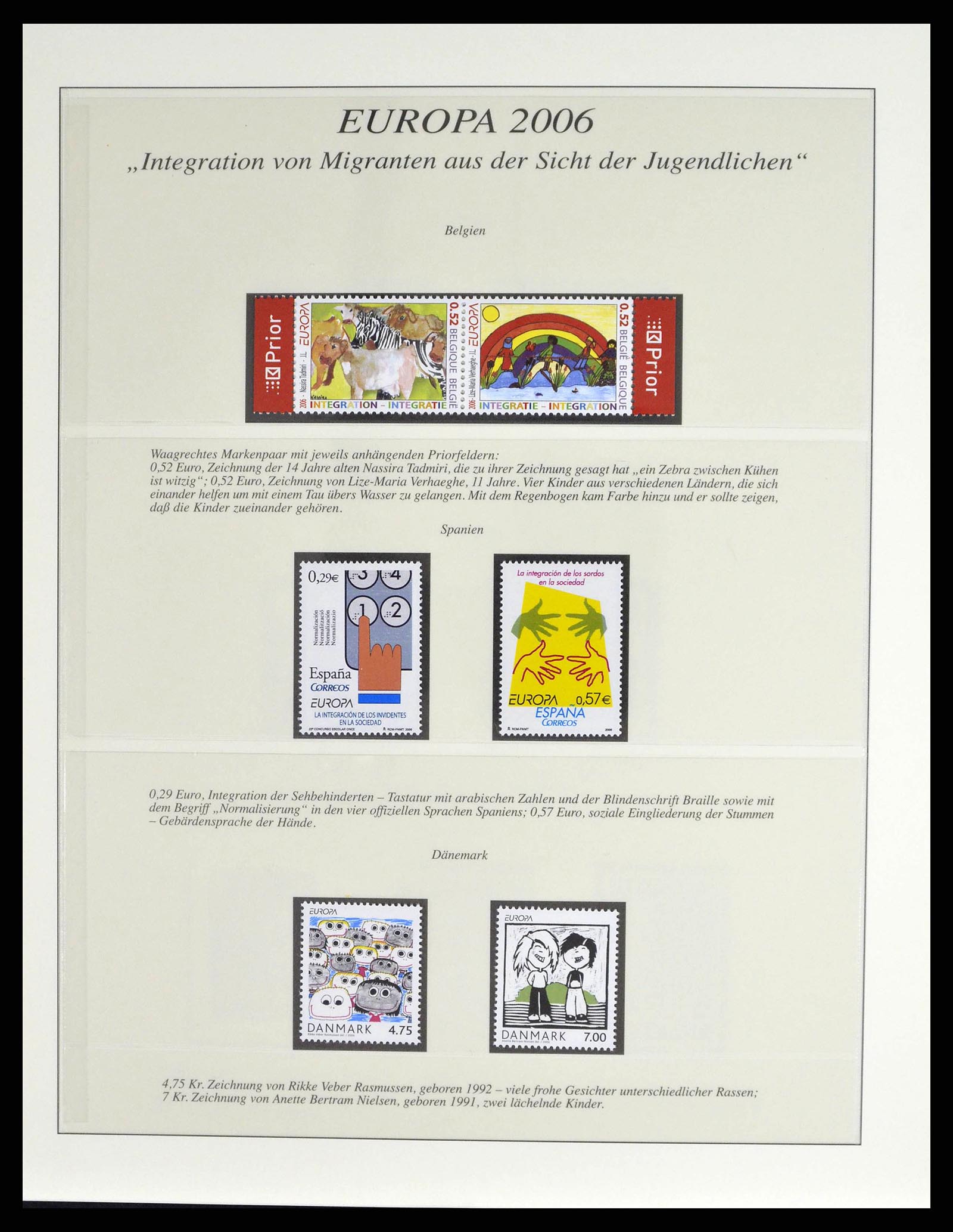 38403 0667 - Postzegelverzameling 38403 Europa Cept 1979-2006.