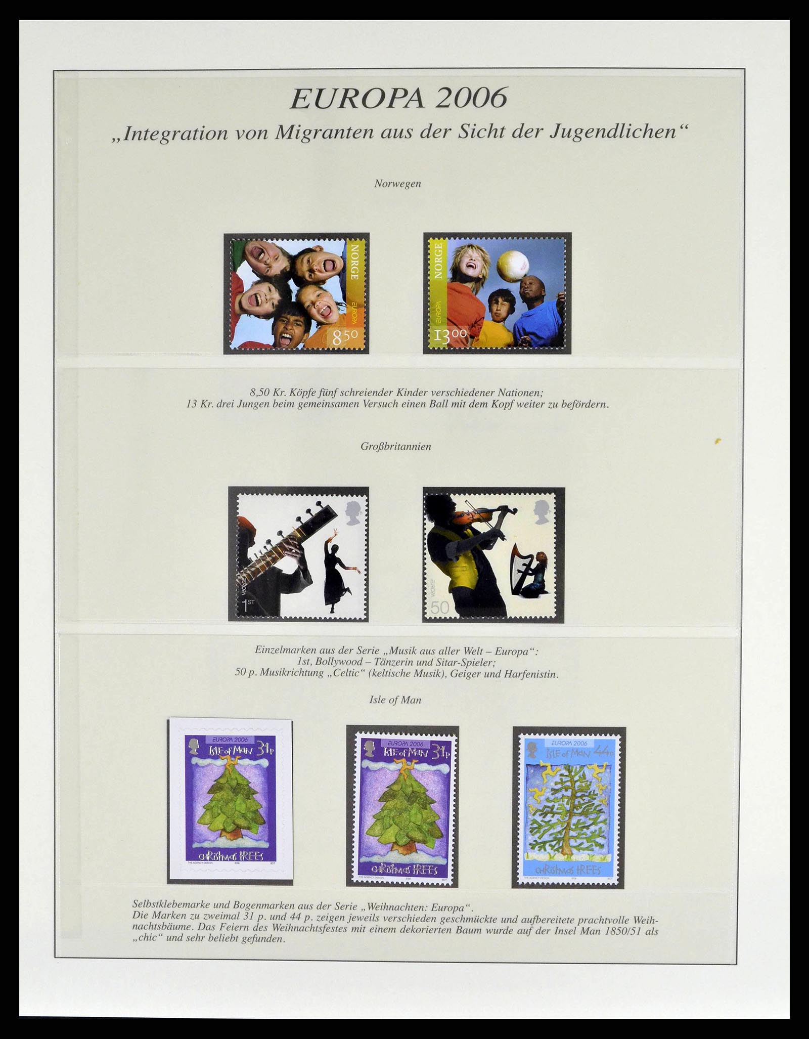 38403 0668 - Postzegelverzameling 38403 Europa Cept 1979-2006.