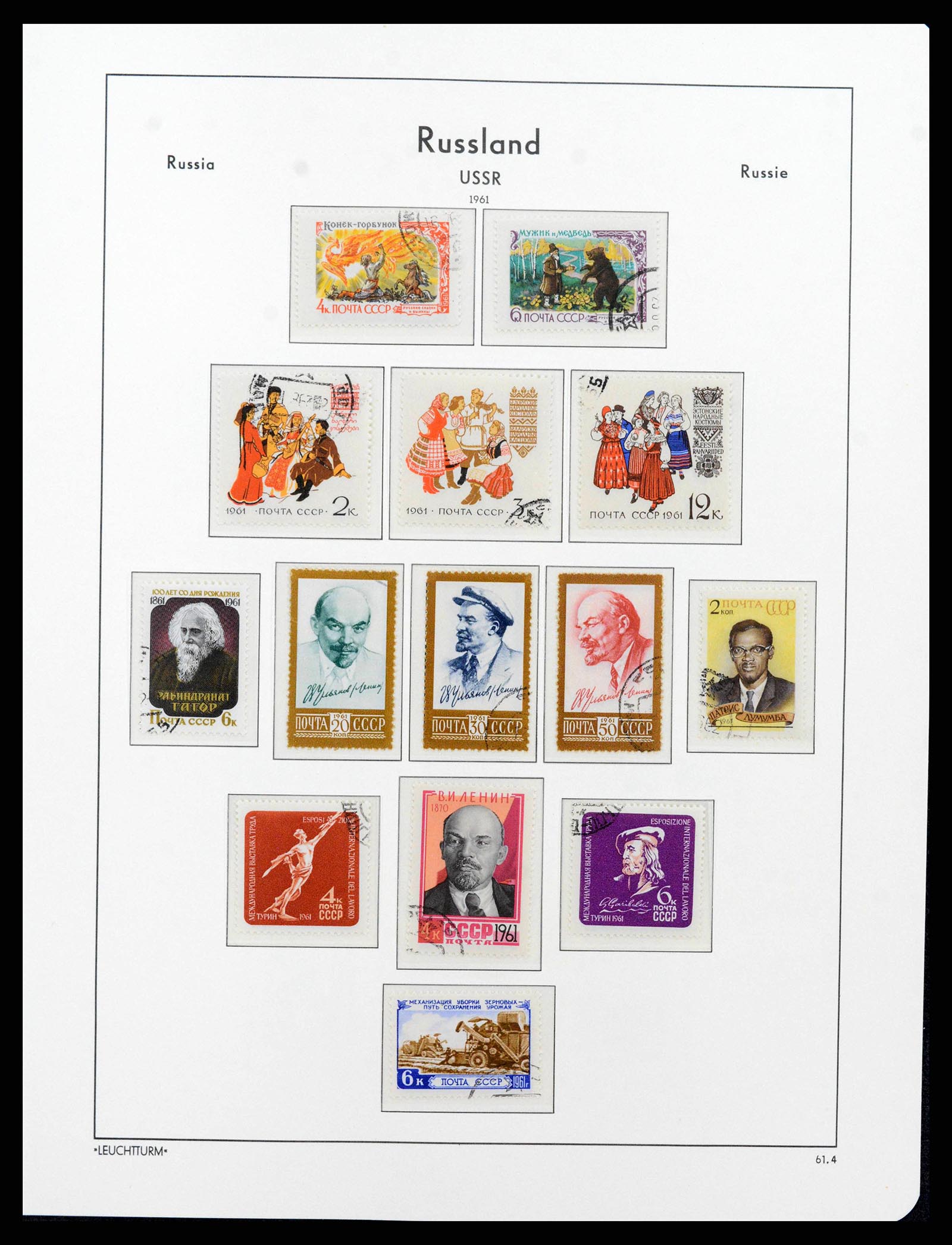 38404 0020 - Postzegelverzameling 38404 Rusland 1958-2004.