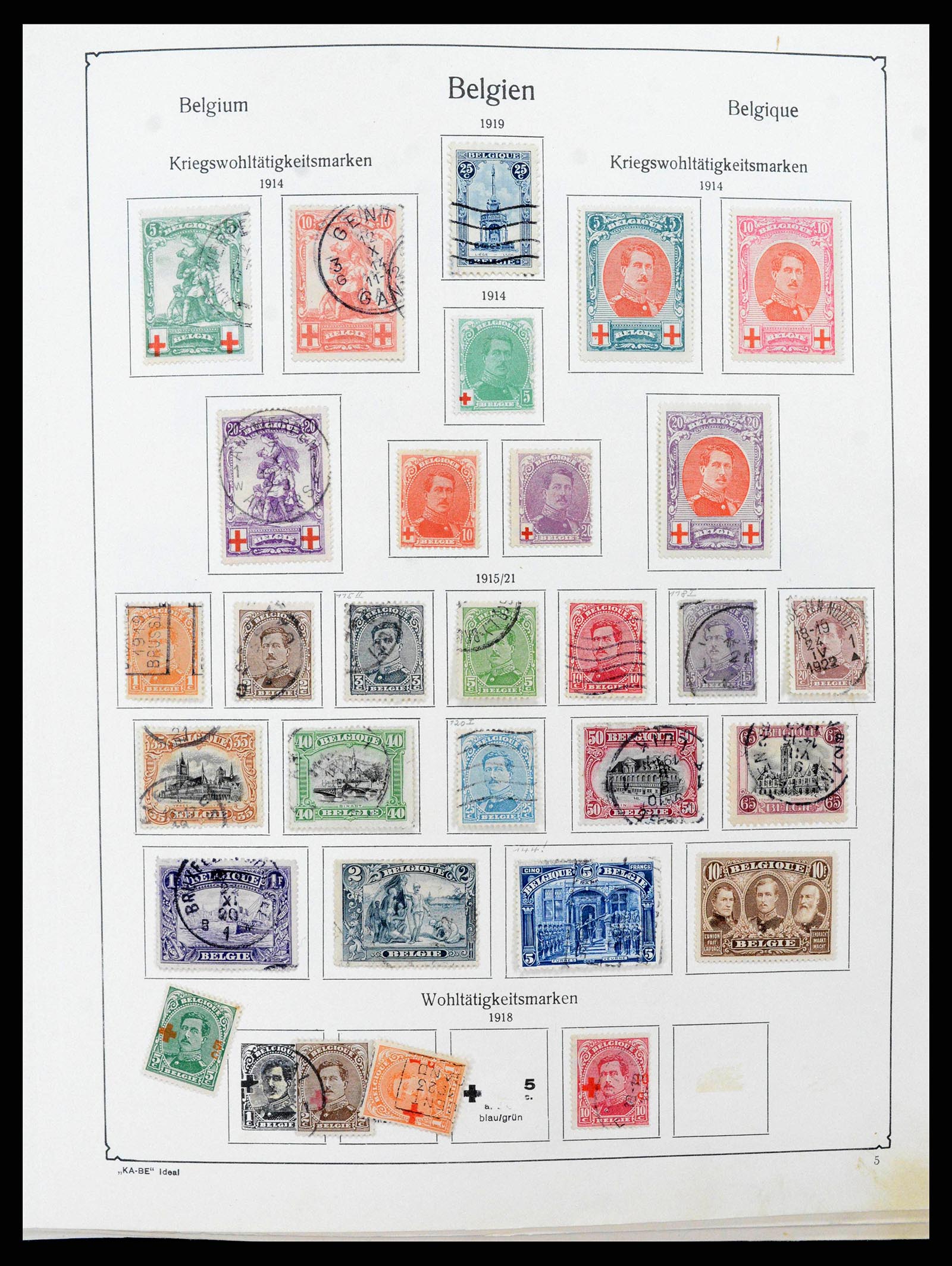 38409 0006 - Postzegelverzameling 38409 België 1849-1969.