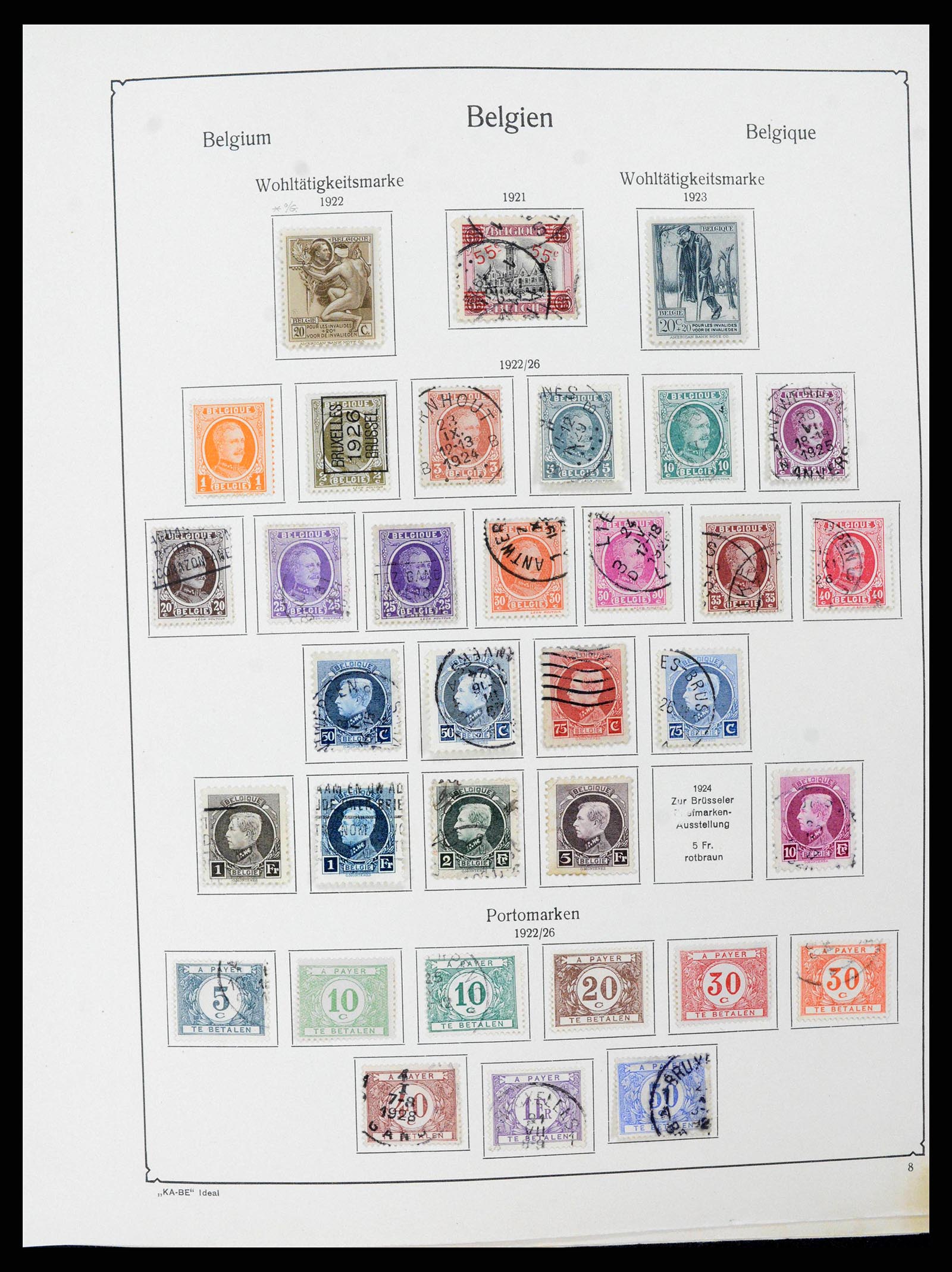 38409 0012 - Postzegelverzameling 38409 België 1849-1969.