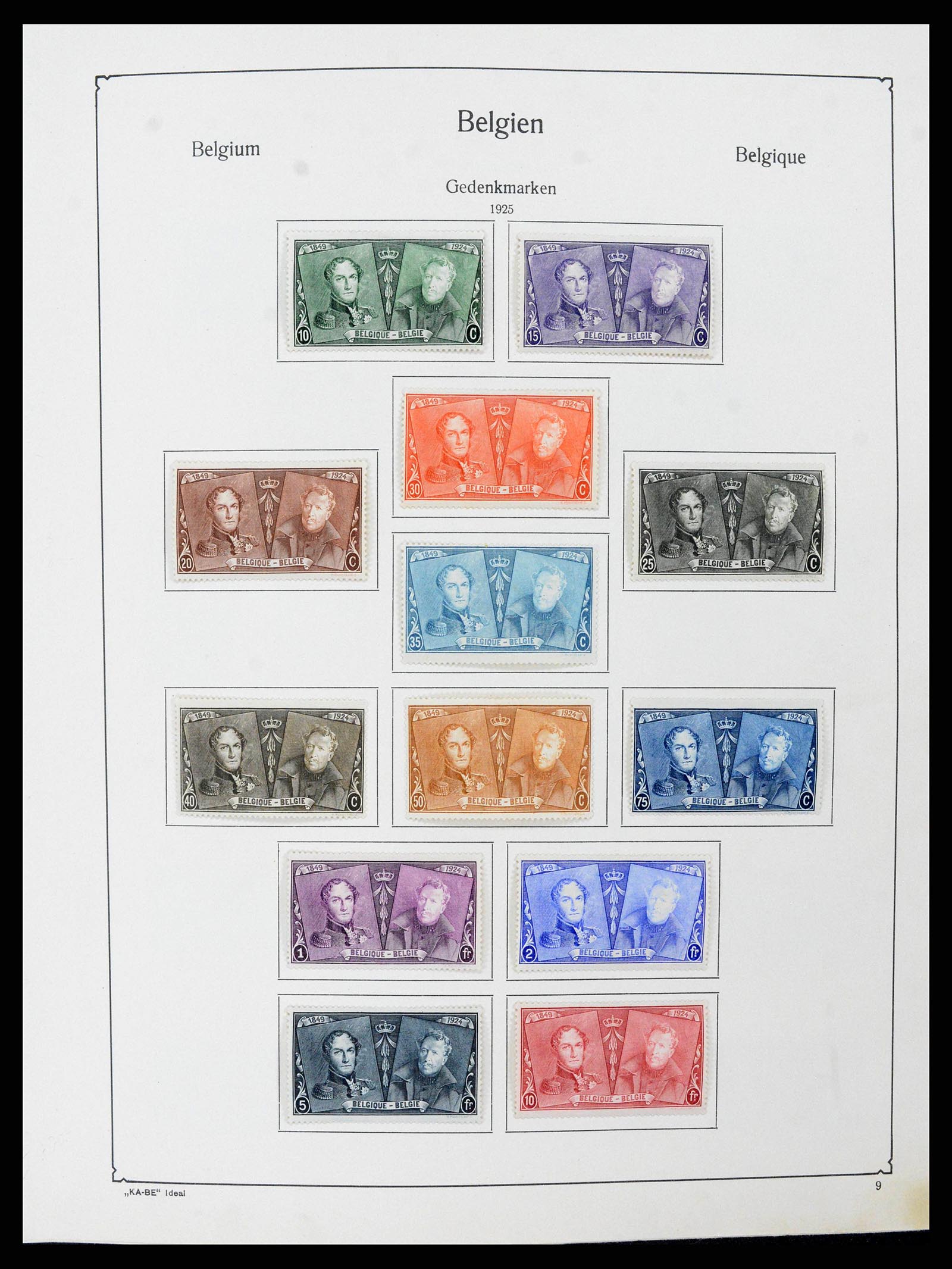 38409 0013 - Postzegelverzameling 38409 België 1849-1969.