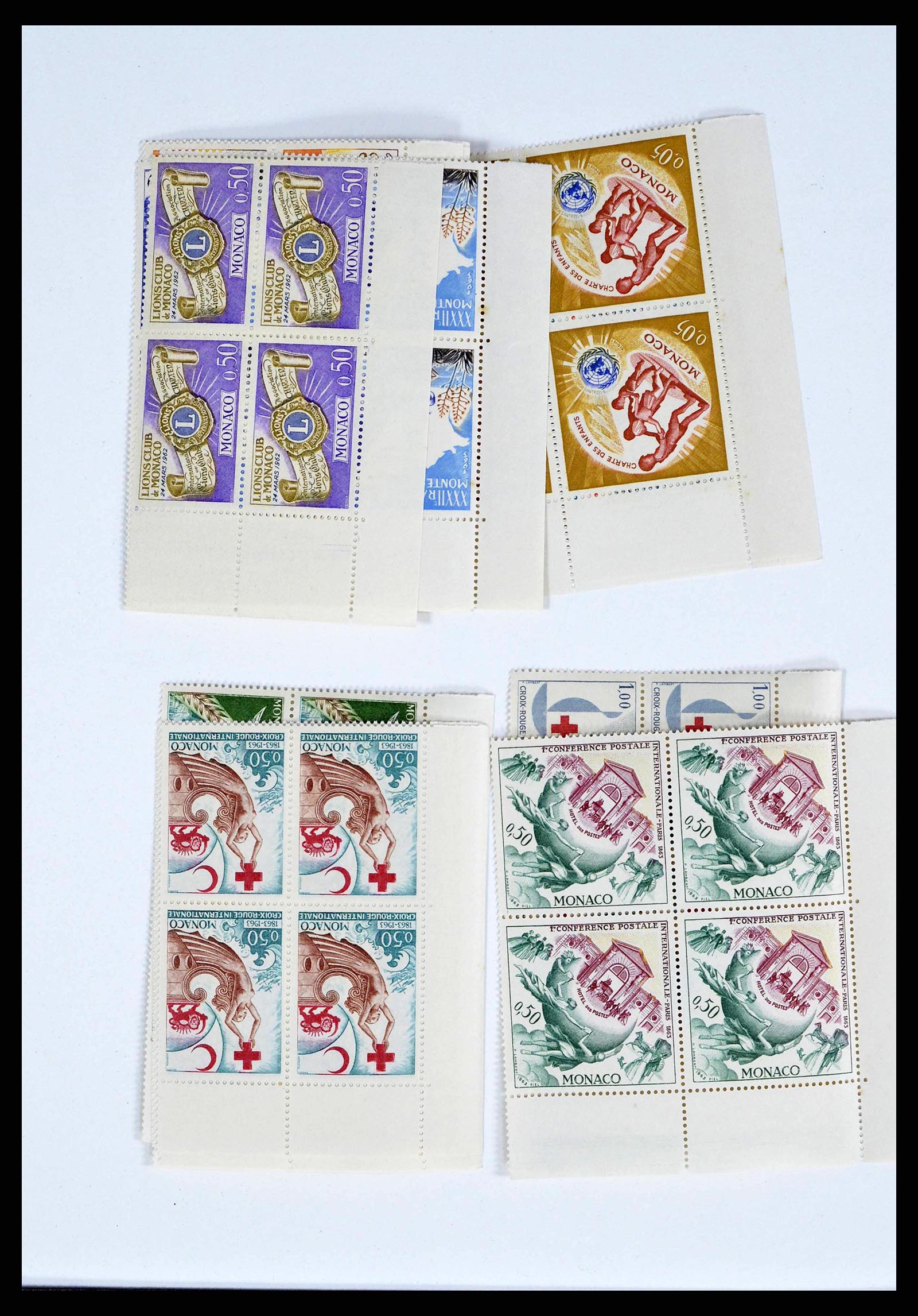 38411 0002 - Postzegelverzameling 38411 Monaco jaren 50/70.