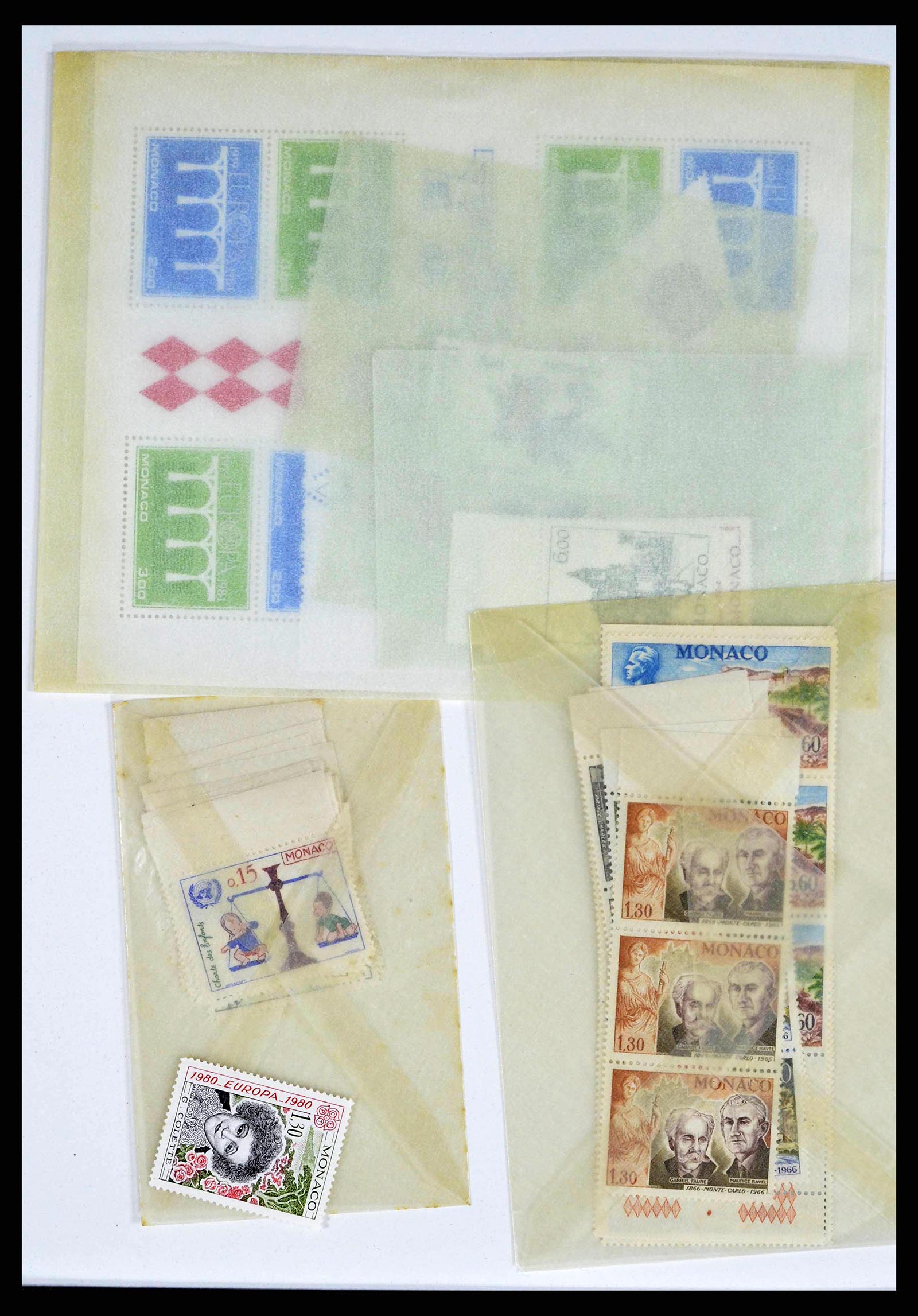 38411 0004 - Postzegelverzameling 38411 Monaco jaren 50/70.