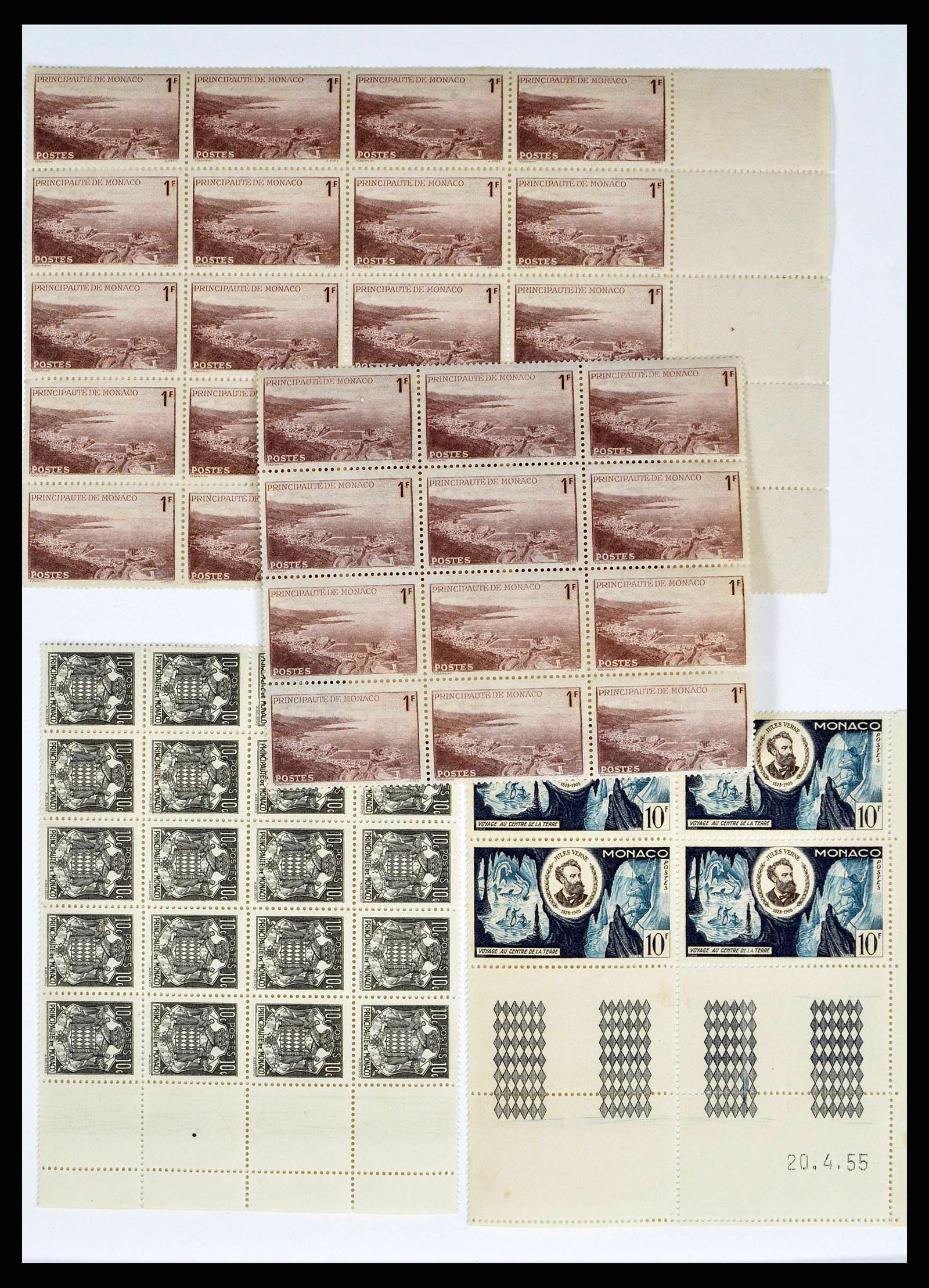 38411 0011 - Postzegelverzameling 38411 Monaco jaren 50/70.