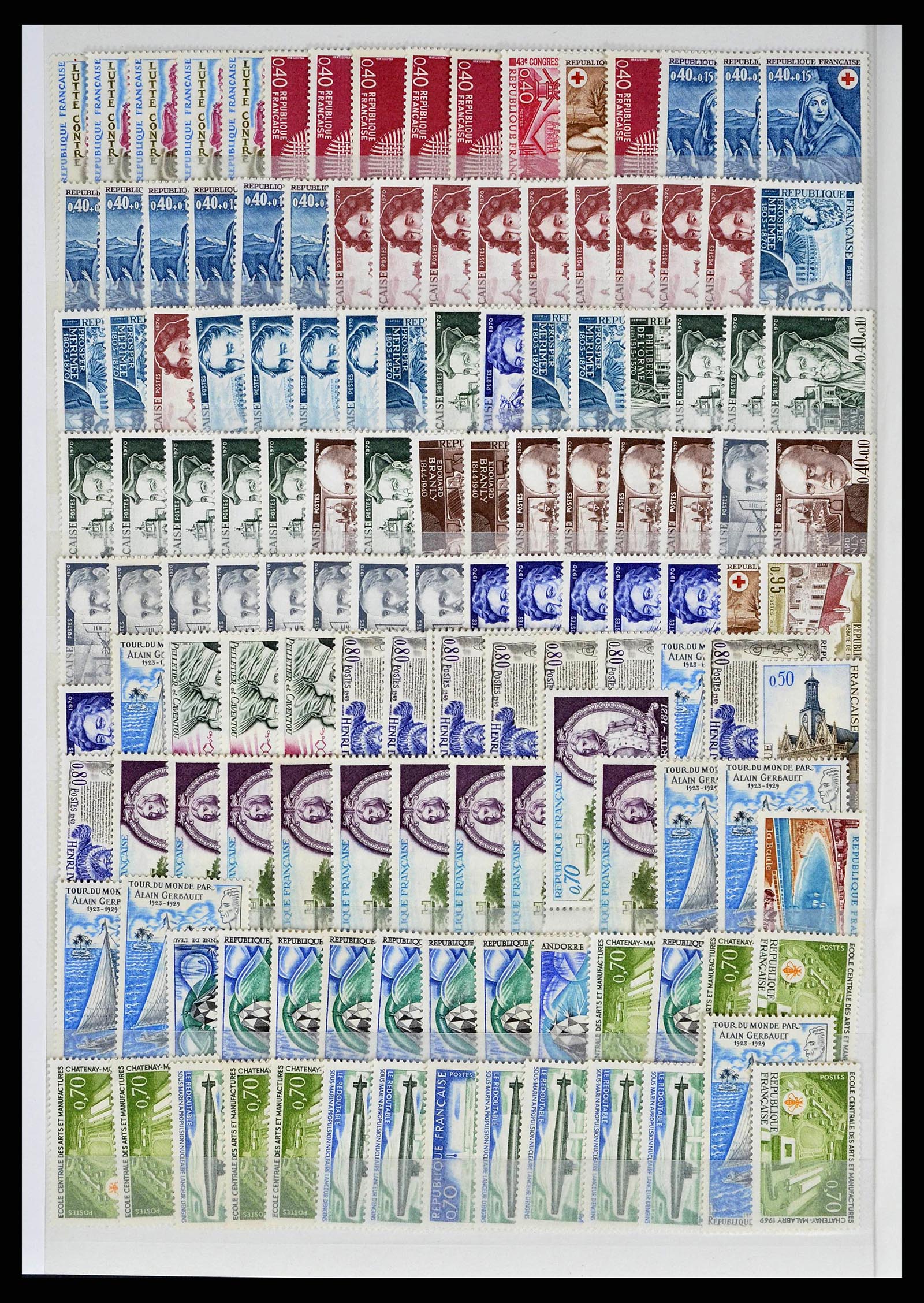 38415 0003 - Postzegelverzameling 38415 Wereld postfris t/m 2021!