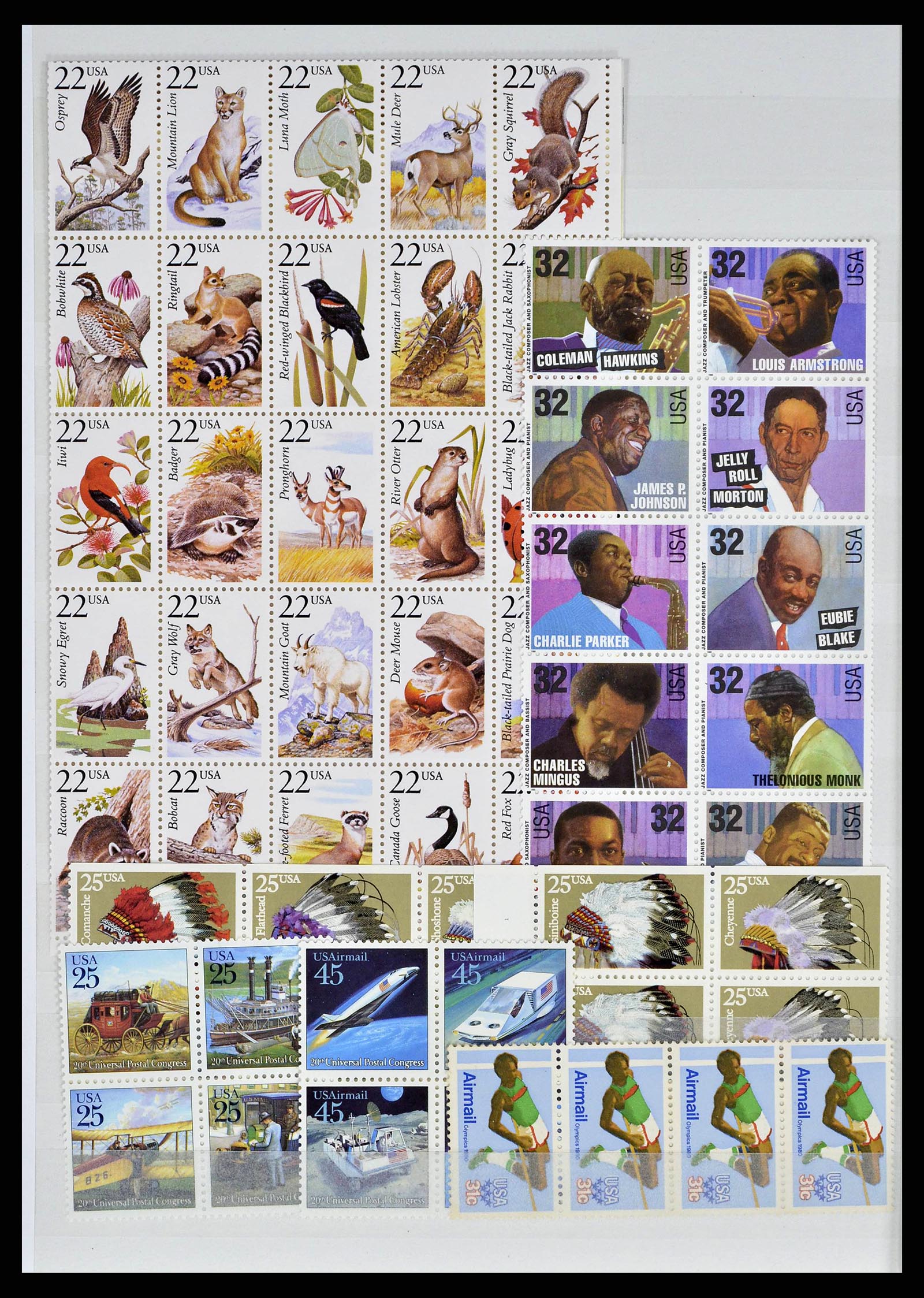 38415 0009 - Postzegelverzameling 38415 Wereld postfris t/m 2021!