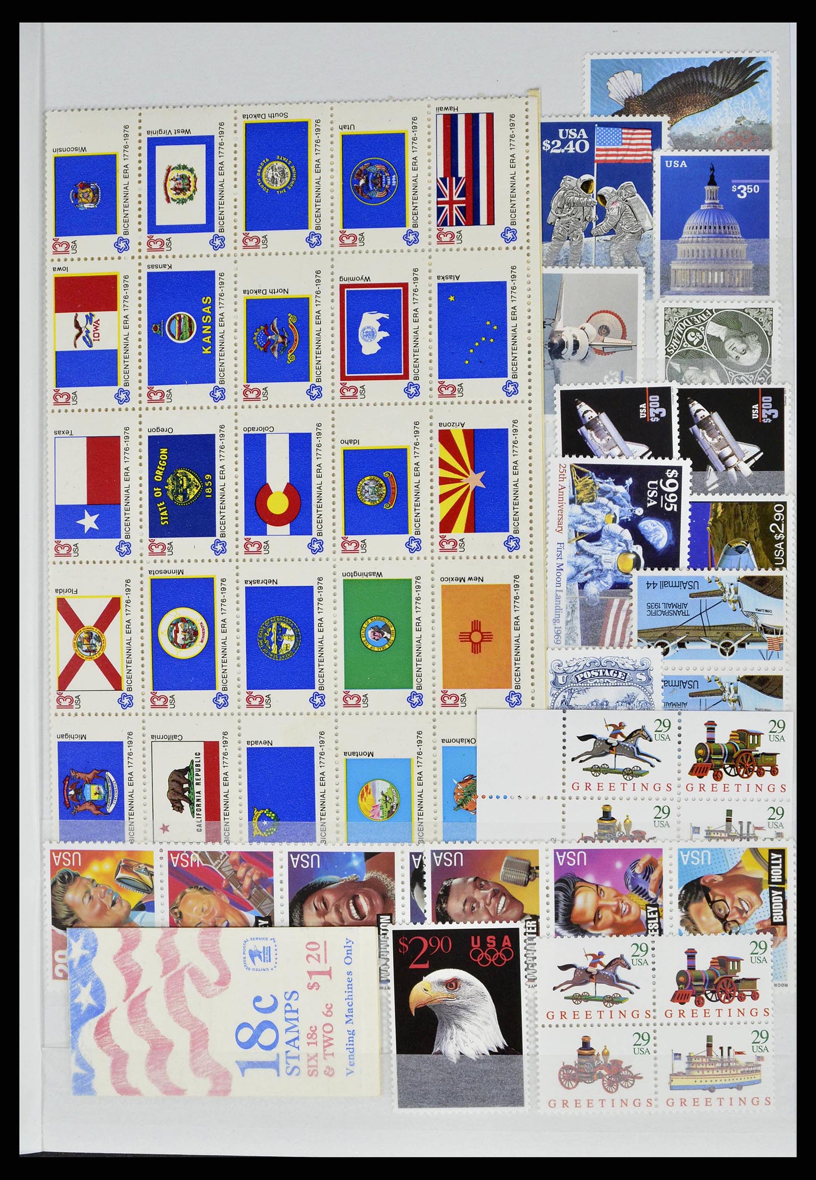 38415 0010 - Postzegelverzameling 38415 Wereld postfris t/m 2021!