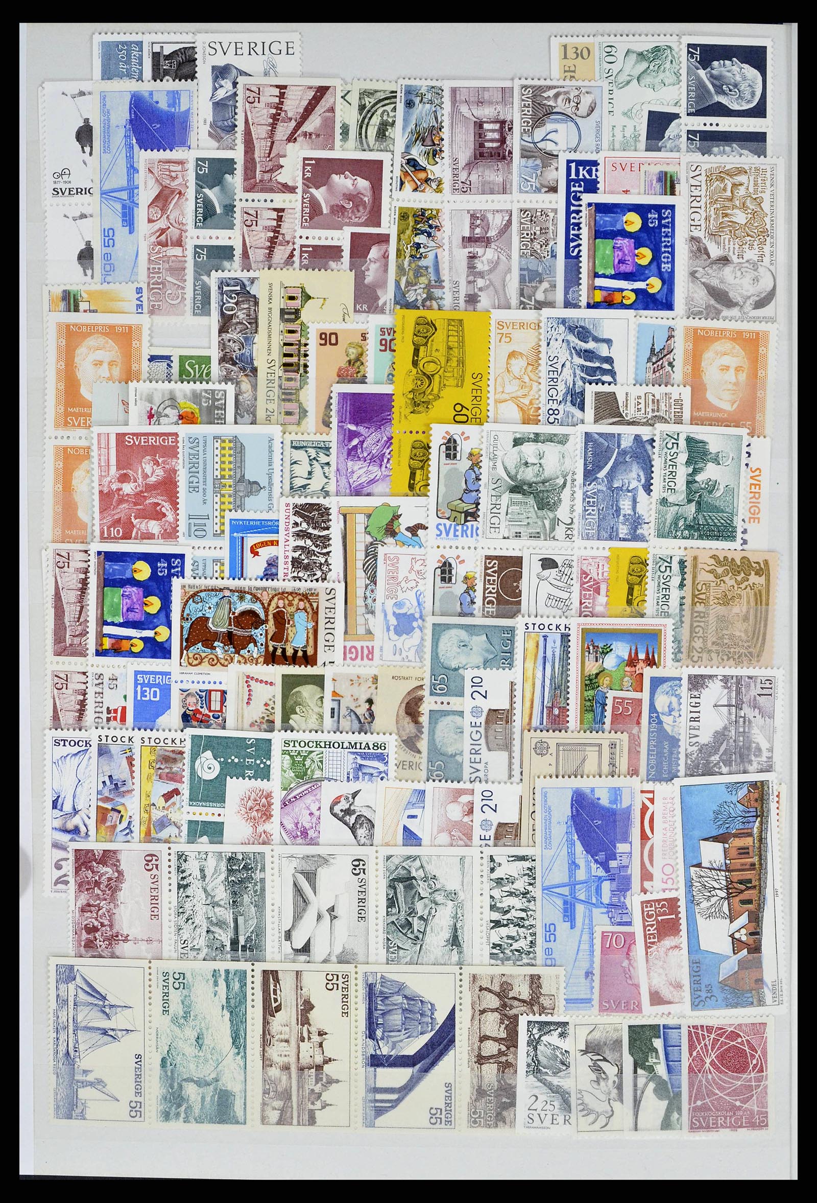 38415 0013 - Postzegelverzameling 38415 Wereld postfris t/m 2021!