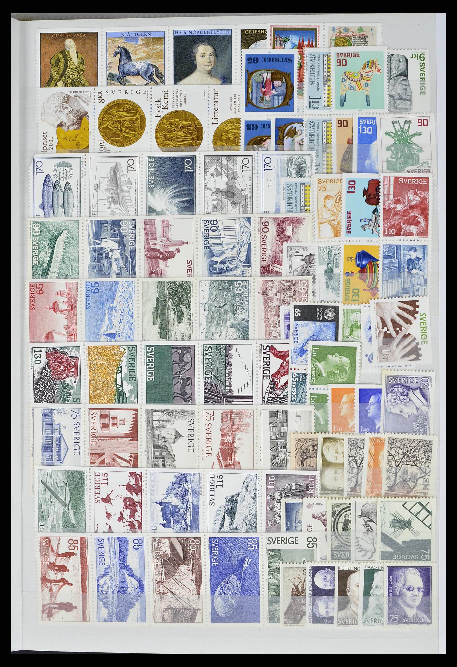 38415 0018 - Postzegelverzameling 38415 Wereld postfris t/m 2021!