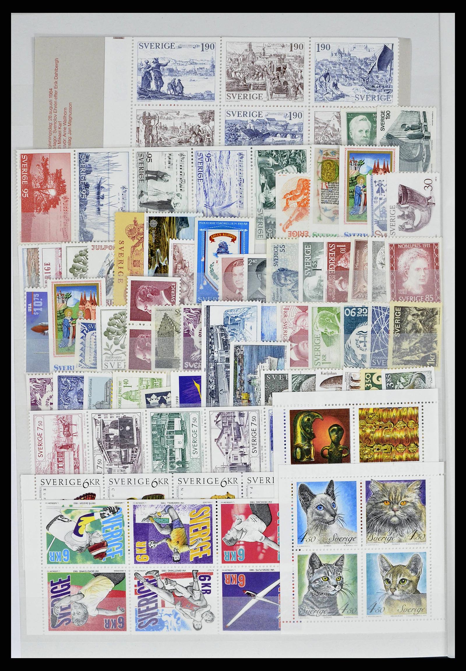 38415 0019 - Postzegelverzameling 38415 Wereld postfris t/m 2021!
