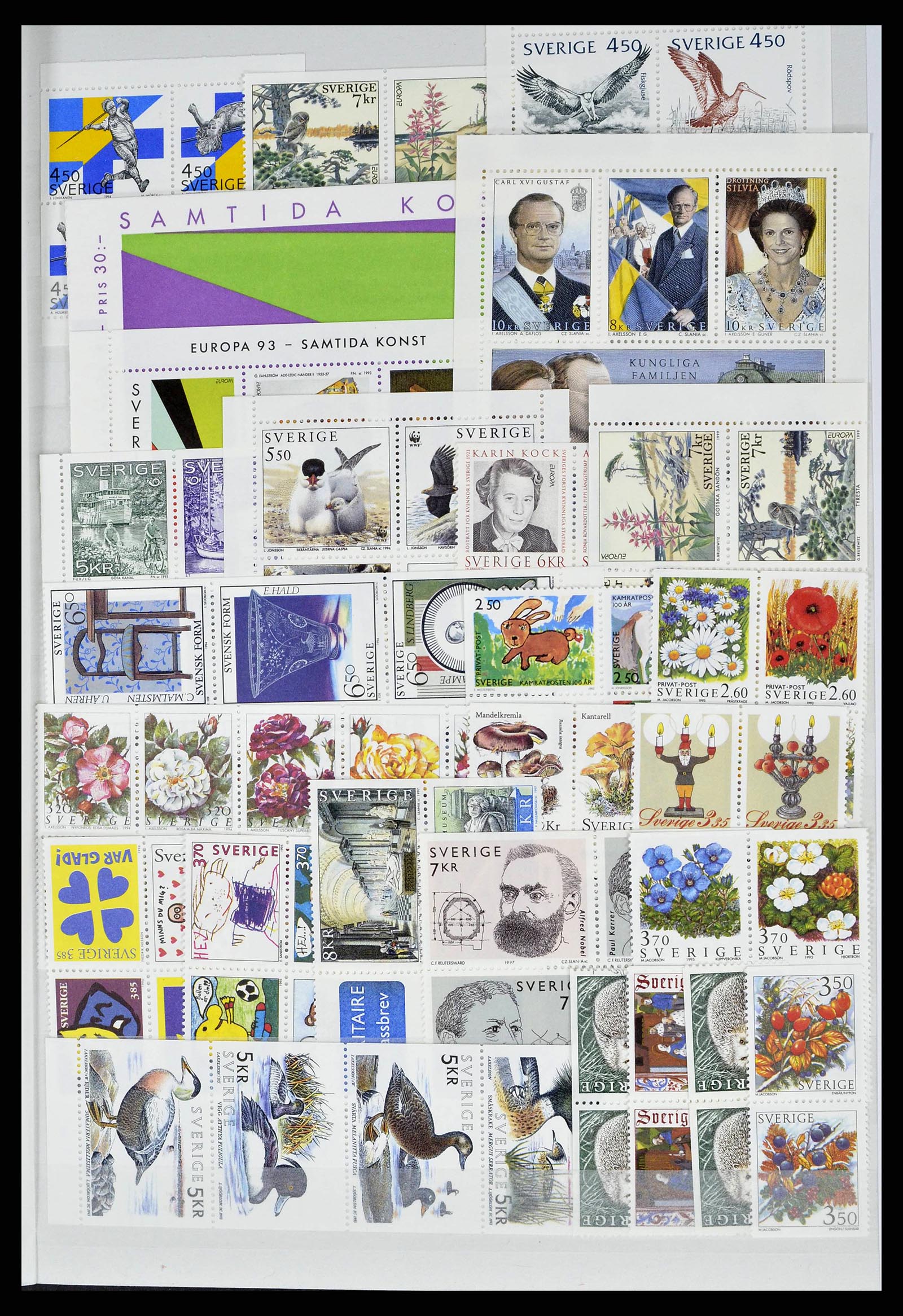 38415 0020 - Postzegelverzameling 38415 Wereld postfris t/m 2021!