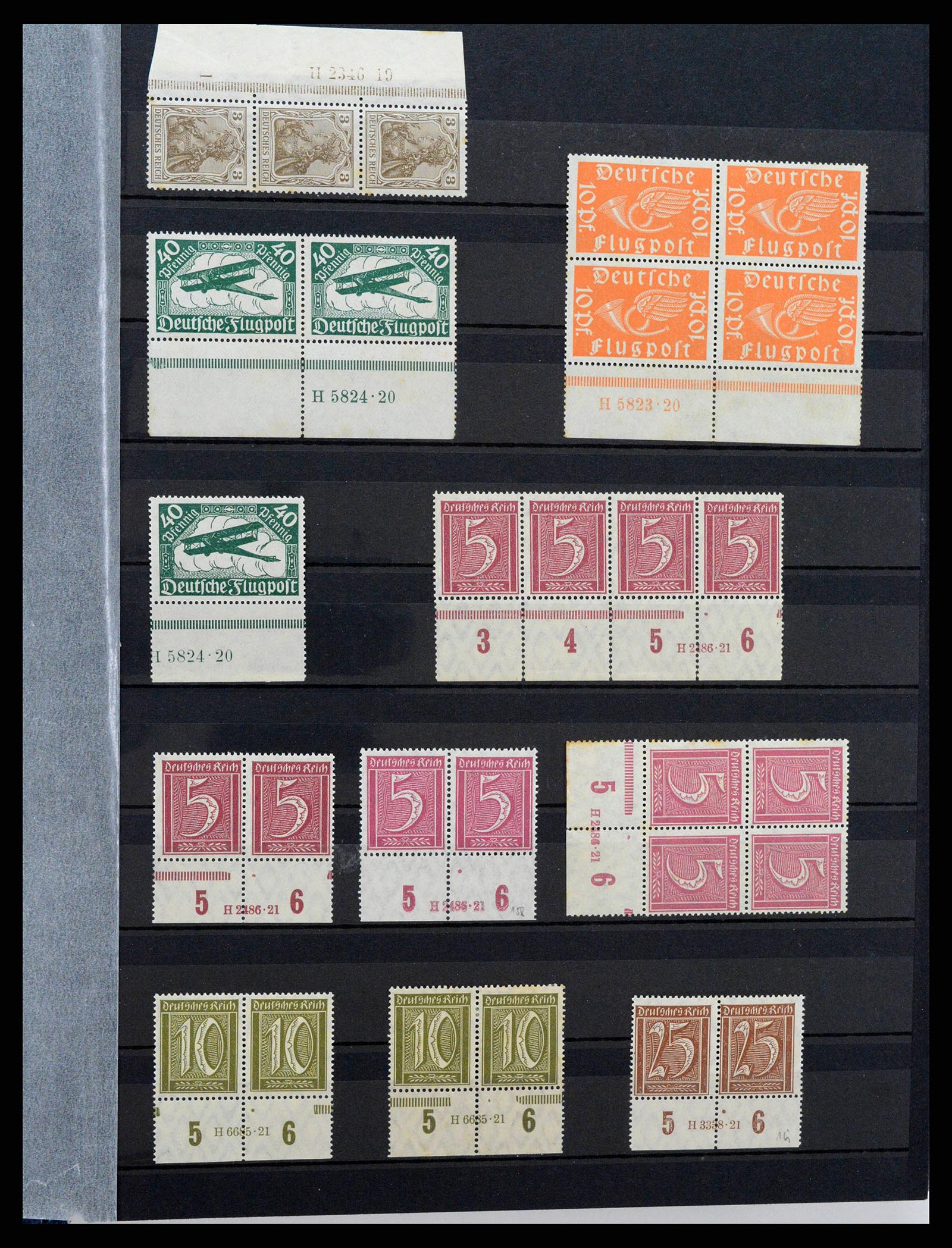 38417 0001 - Stamp collection 38417 German Reich infla 1922-1923.