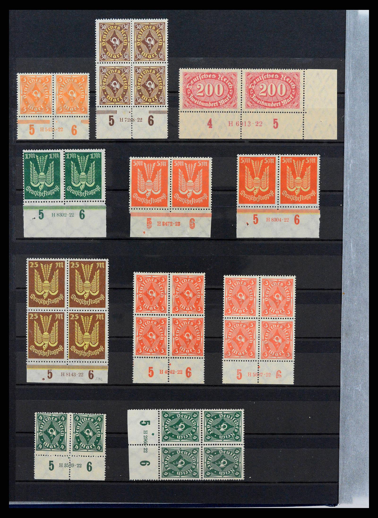 38417 0004 - Stamp collection 38417 German Reich infla 1922-1923.