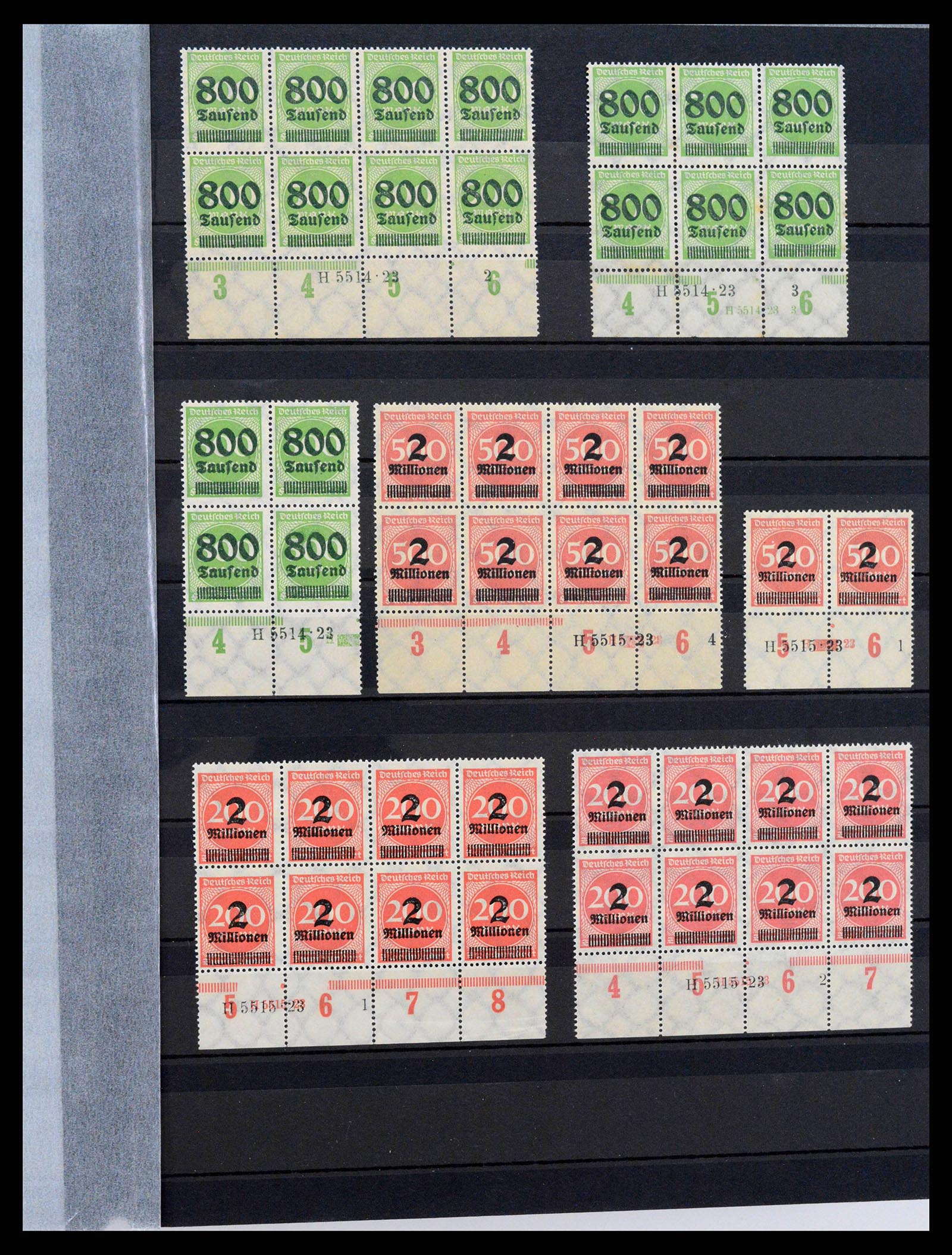38417 0013 - Stamp collection 38417 German Reich infla 1922-1923.