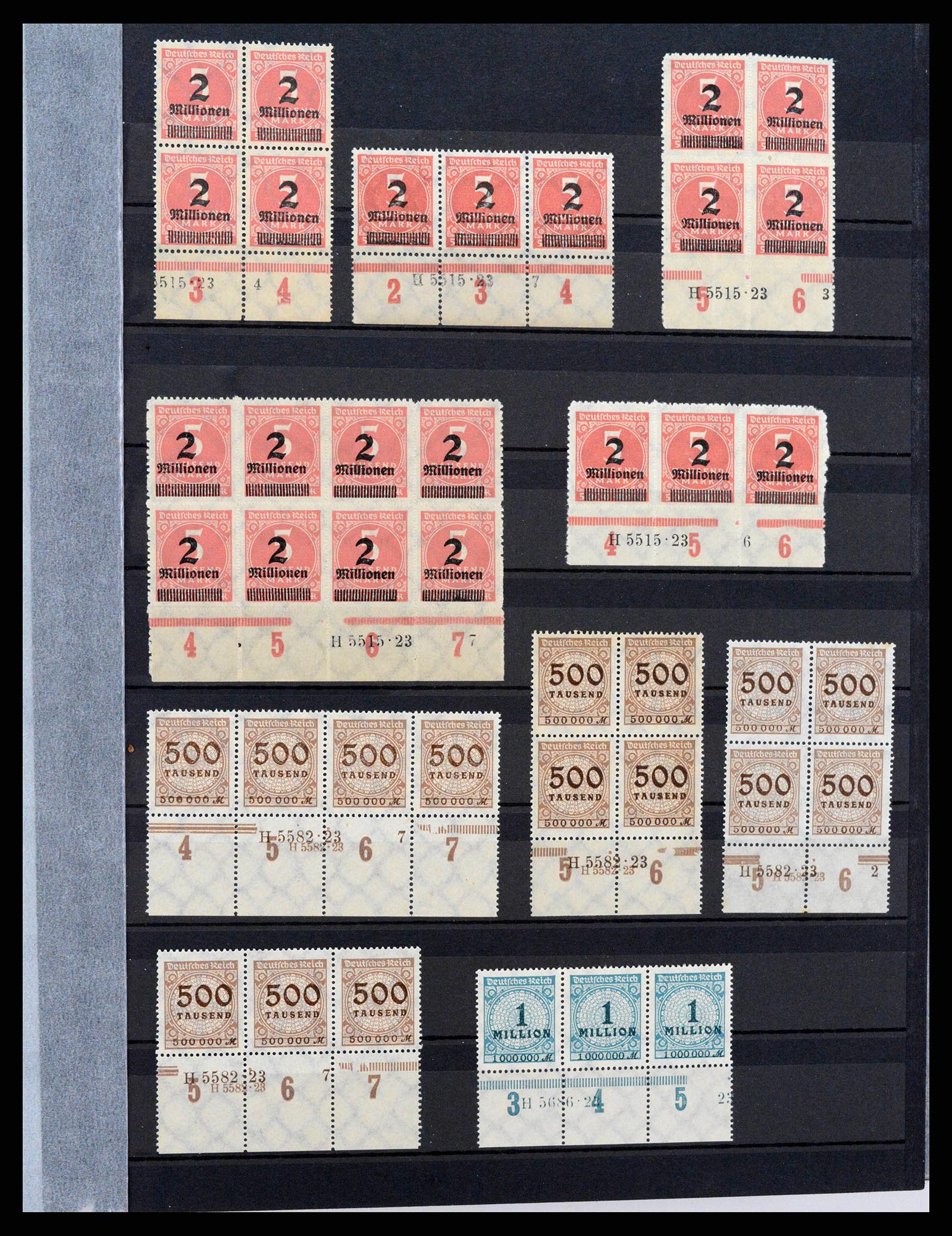 38417 0014 - Stamp collection 38417 German Reich infla 1922-1923.