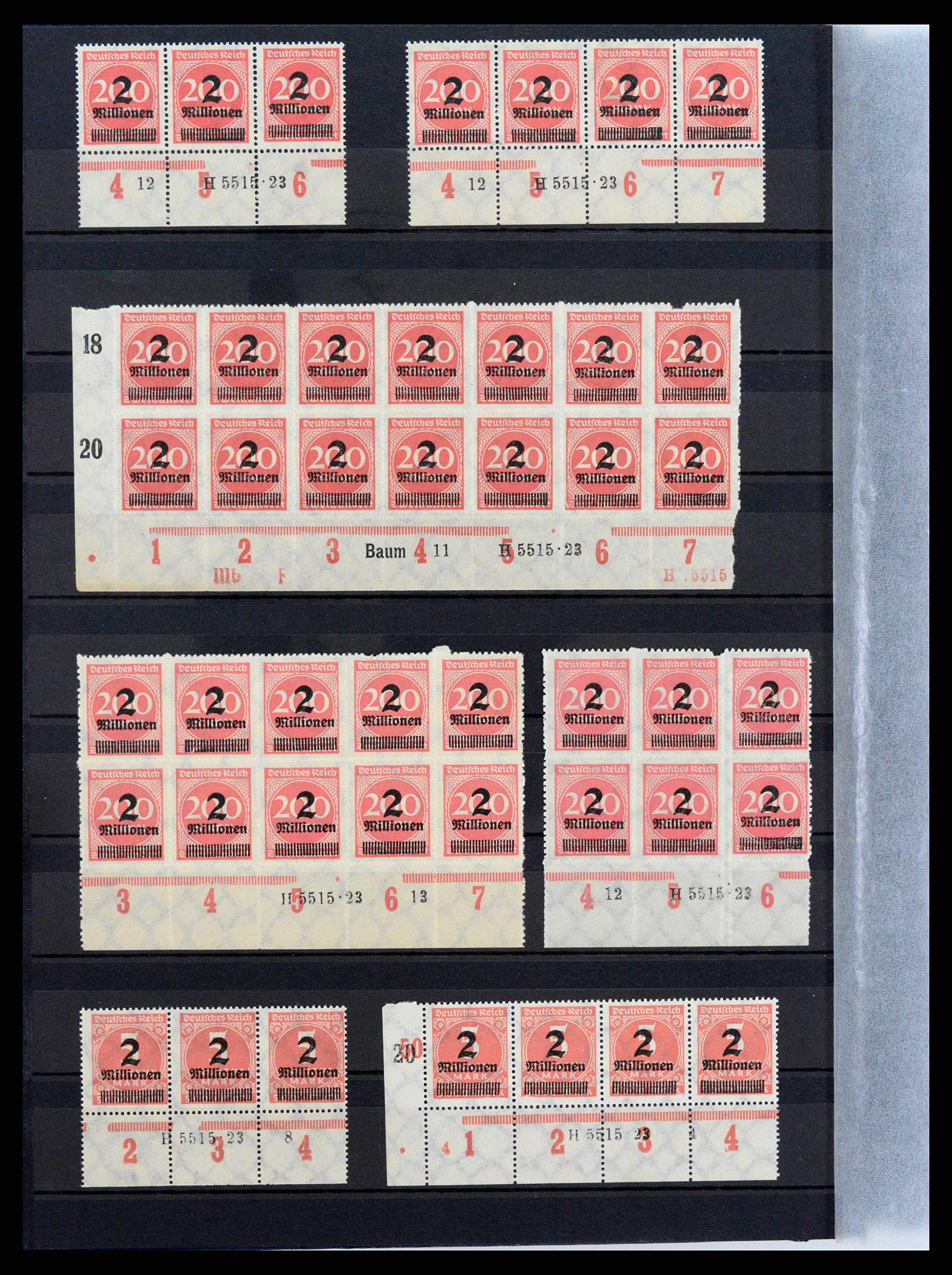 38417 0015 - Stamp collection 38417 German Reich infla 1922-1923.