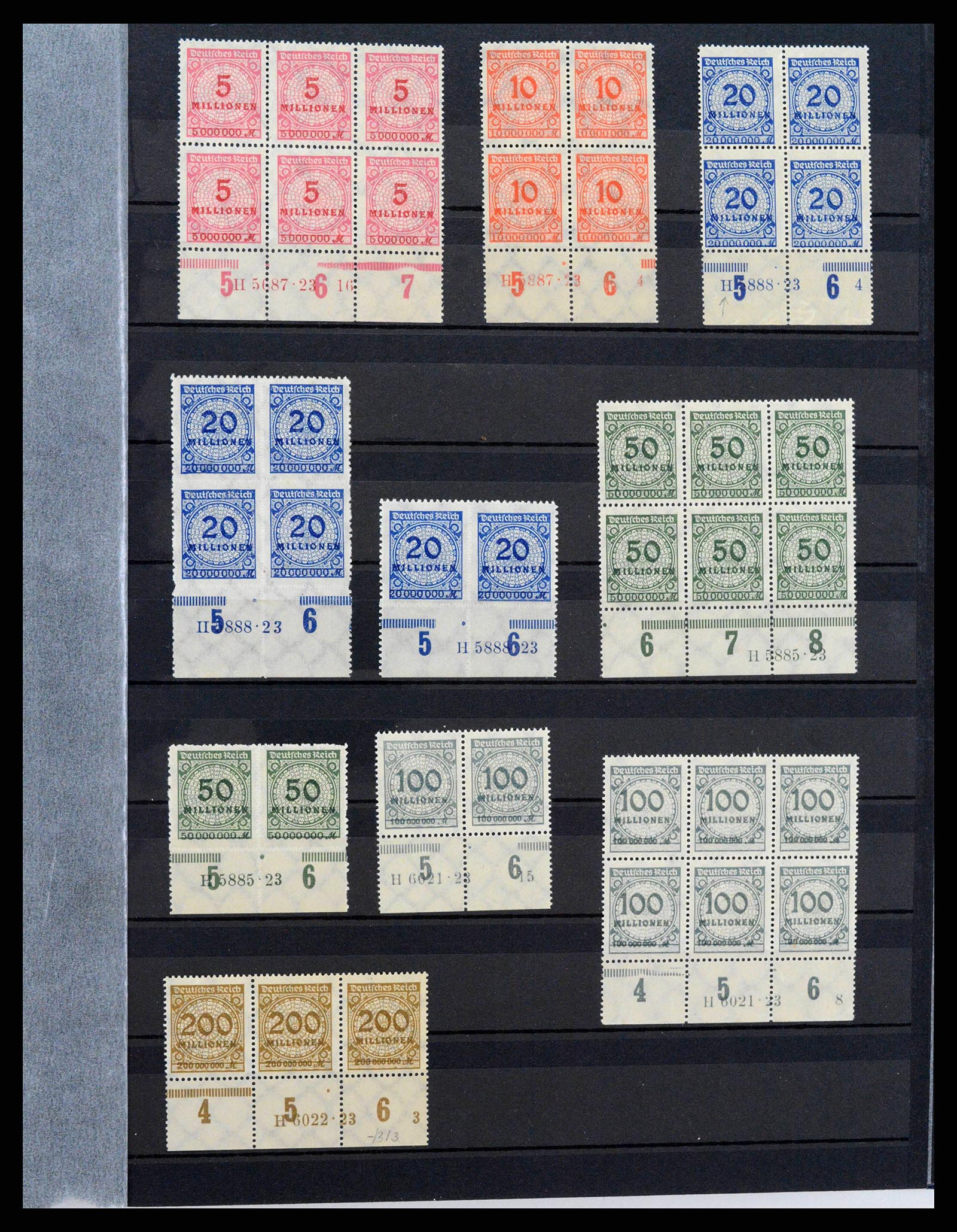 38417 0017 - Stamp collection 38417 German Reich infla 1922-1923.