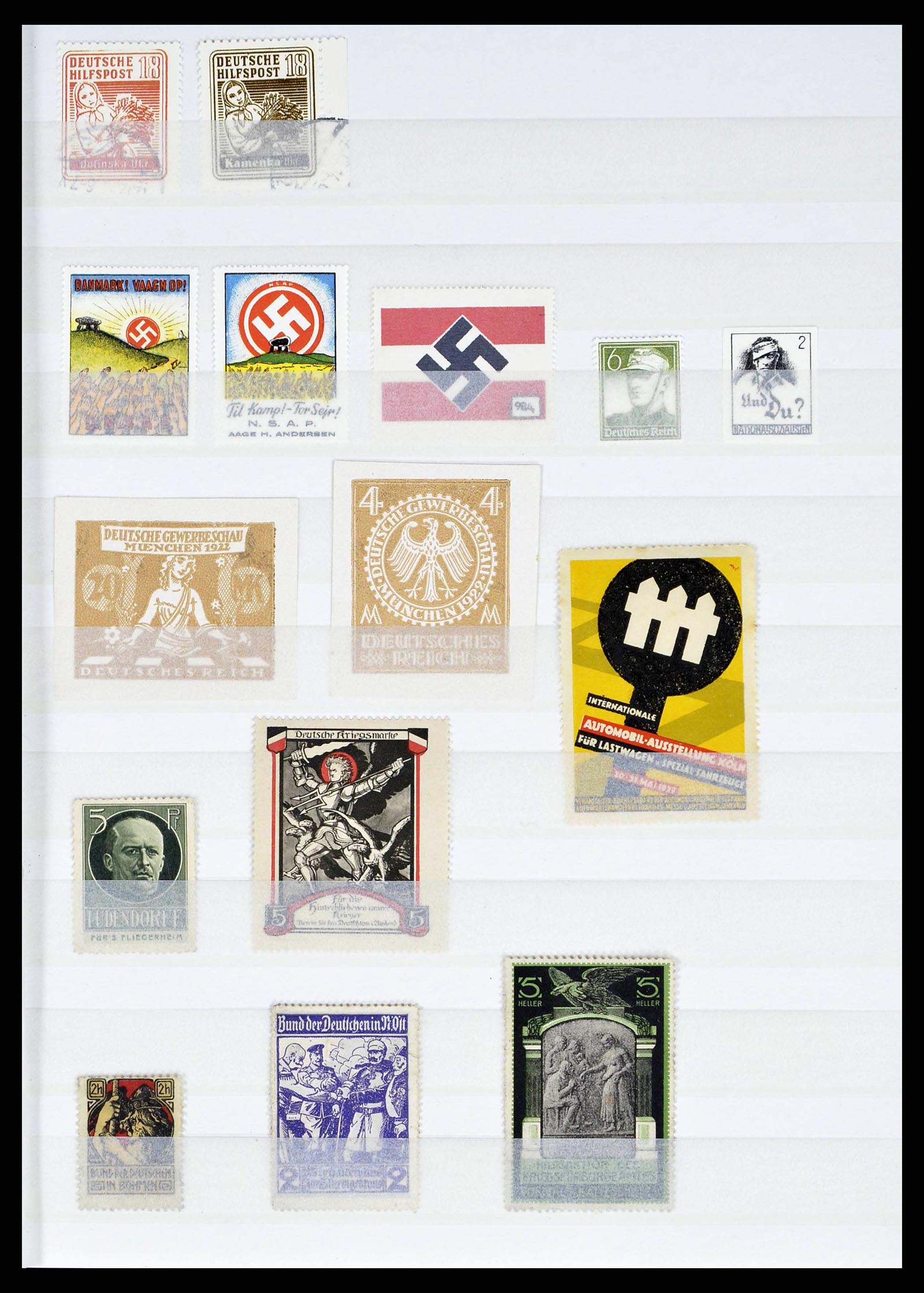 38419 0001 - Stamp collection 38419 German Reich sorting lot 1872-1945.