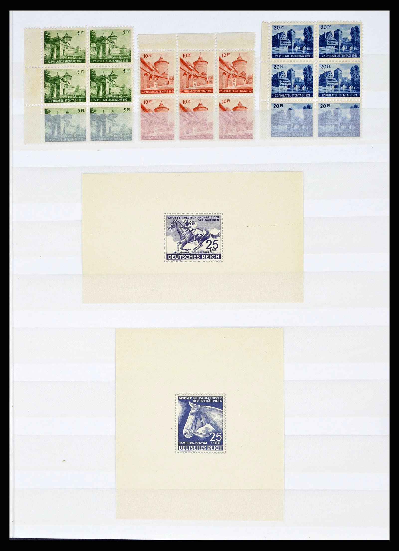 38419 0009 - Stamp collection 38419 German Reich sorting lot 1872-1945.