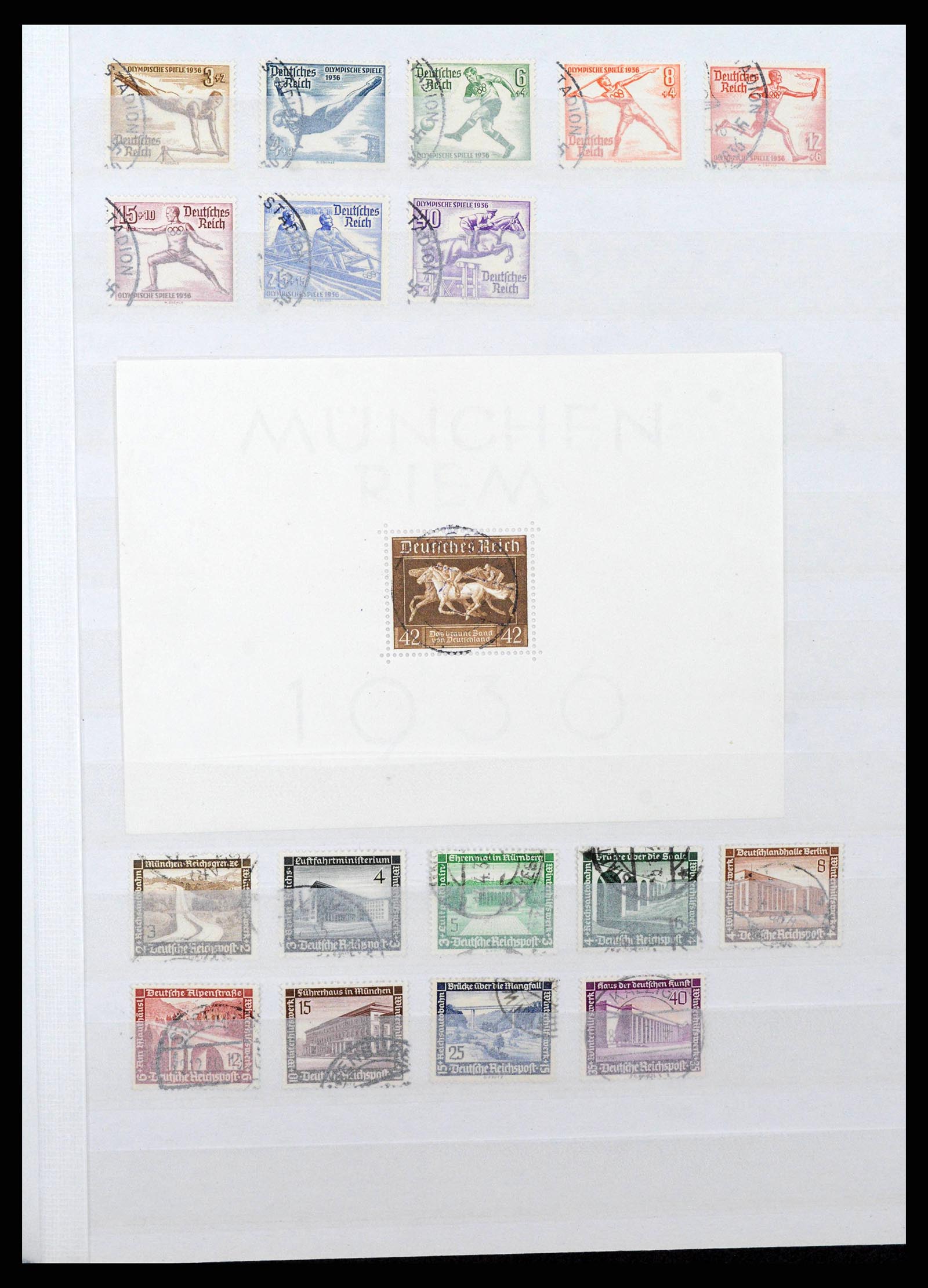 38420 0006 - Stamp collection 38420 German Reich 1872-1945.