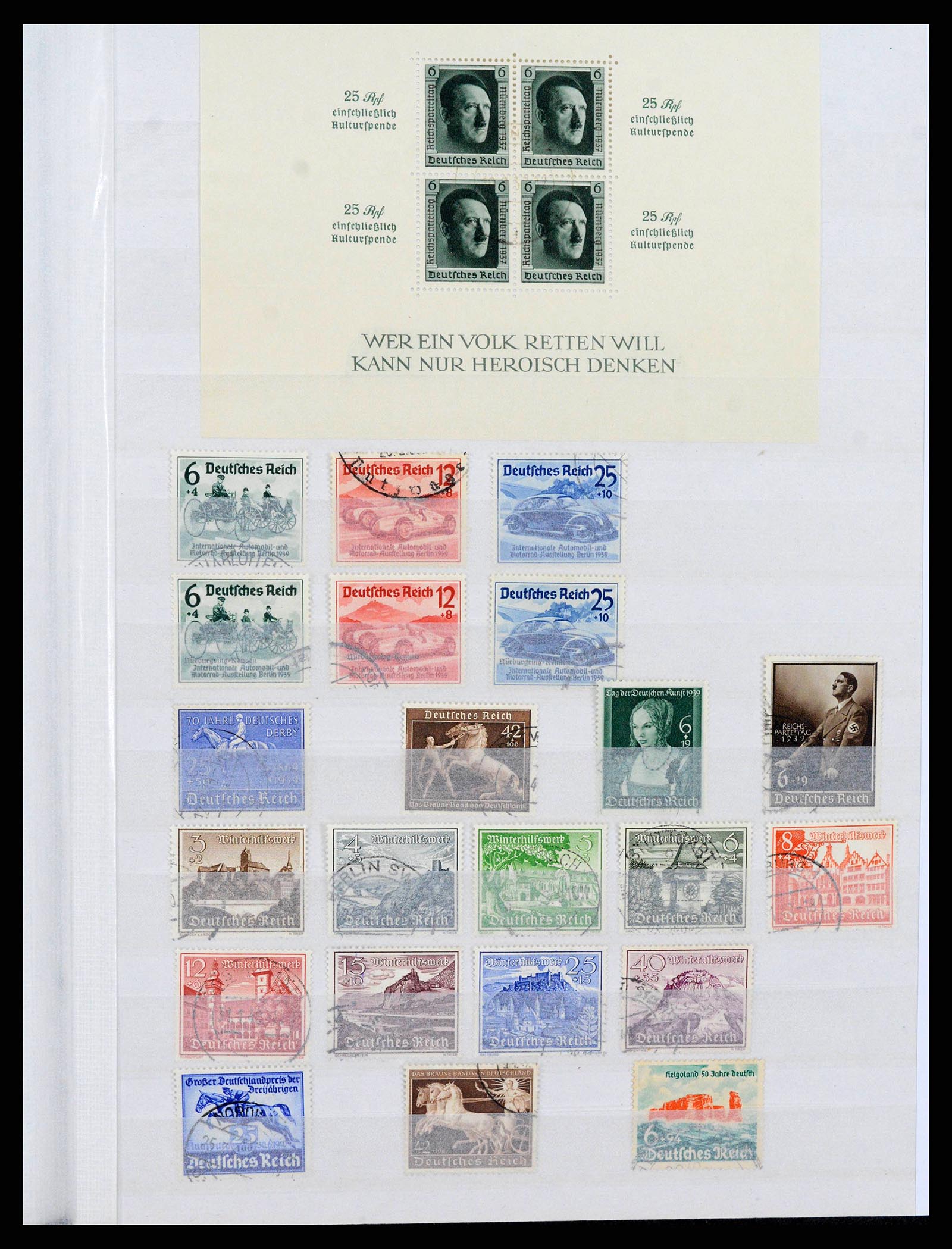 38420 0009 - Stamp collection 38420 German Reich 1872-1945.