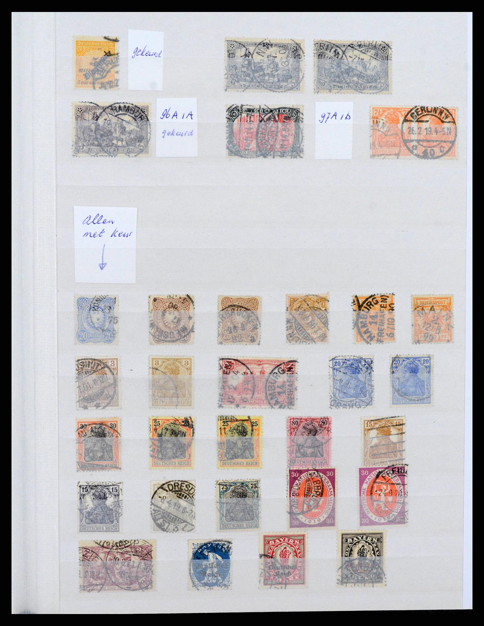 38420 0010 - Stamp collection 38420 German Reich 1872-1945.