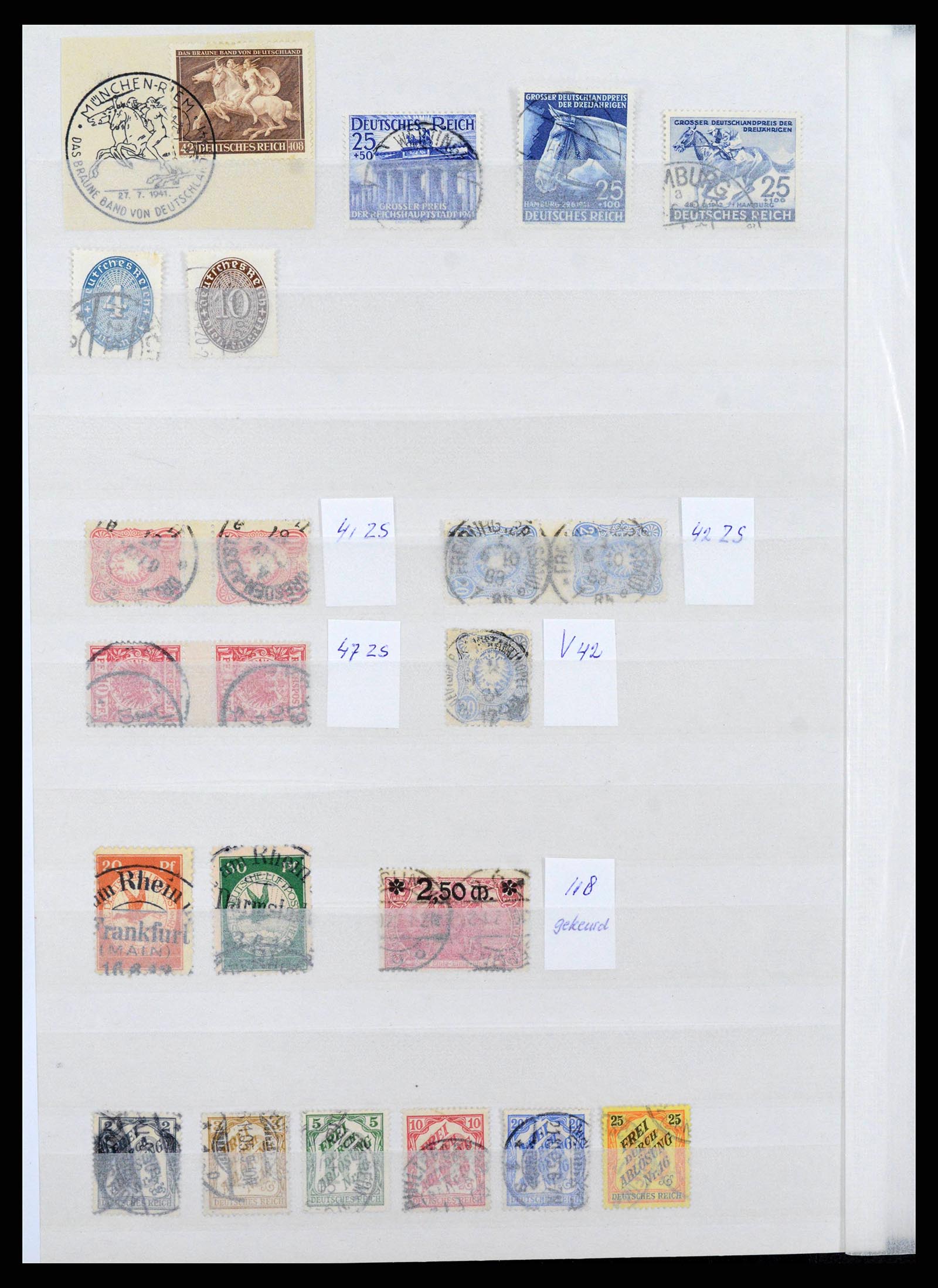 38420 0011 - Stamp collection 38420 German Reich 1872-1945.