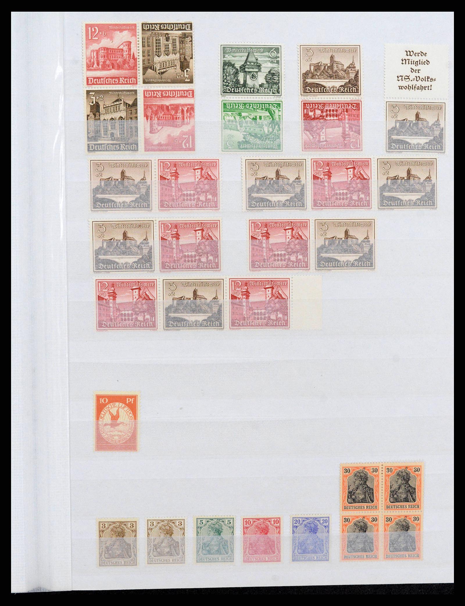 38420 0017 - Stamp collection 38420 German Reich 1872-1945.