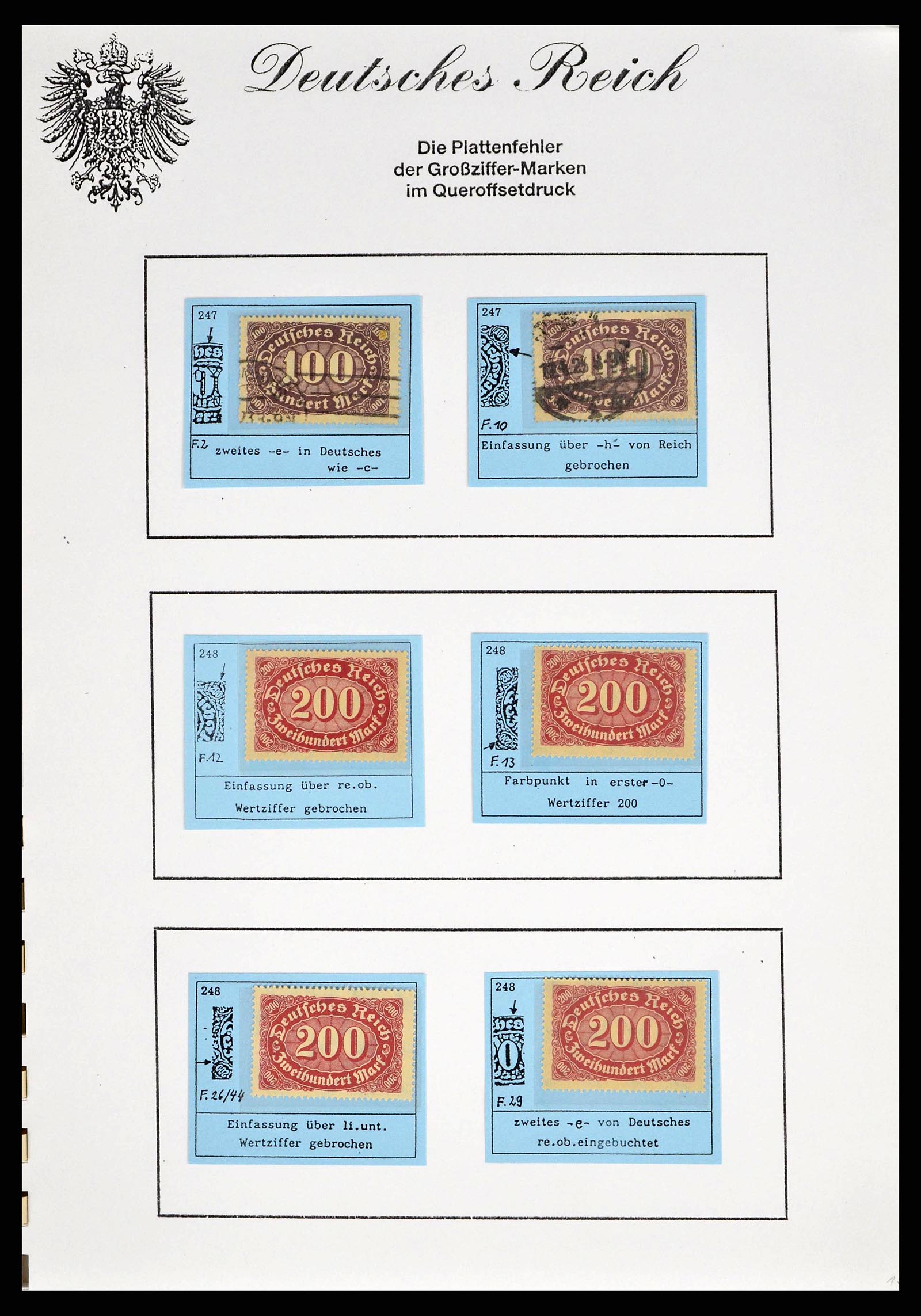 38421 0002 - Stamp collection 38421 German Reich infla 1922-1923.
