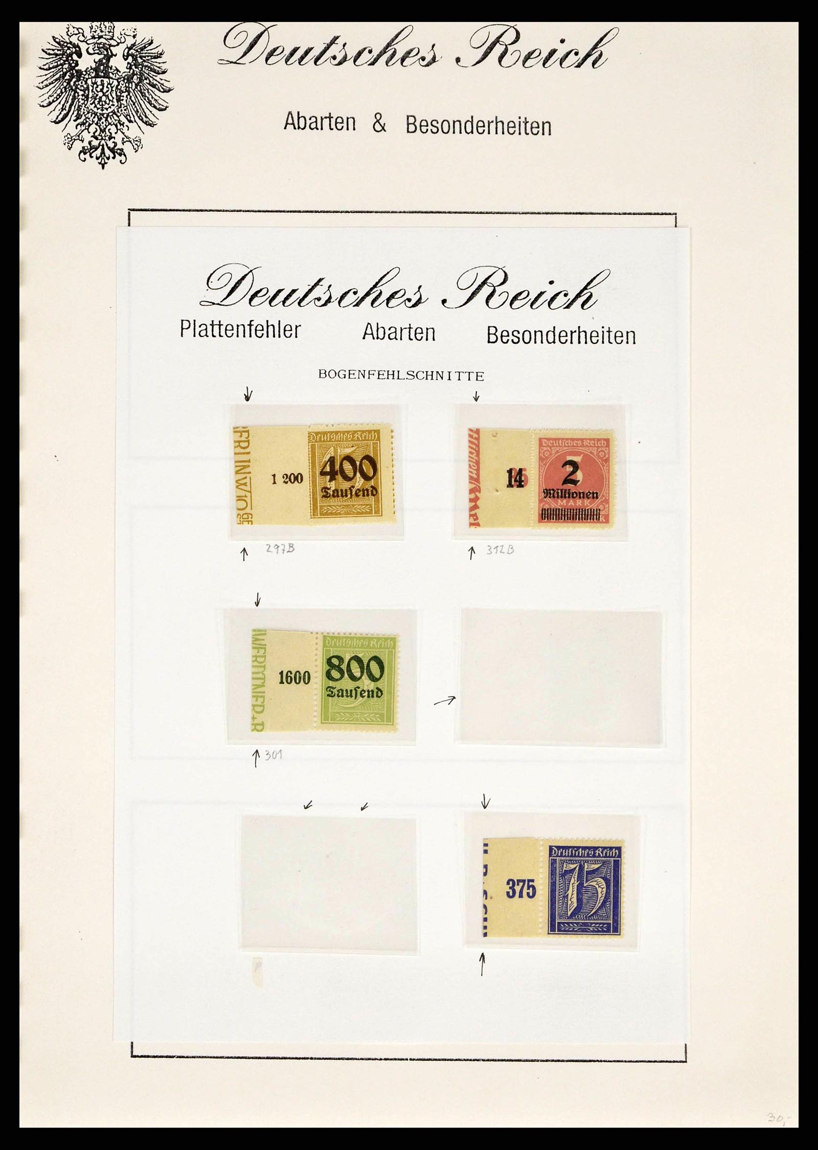 38421 0011 - Stamp collection 38421 German Reich infla 1922-1923.