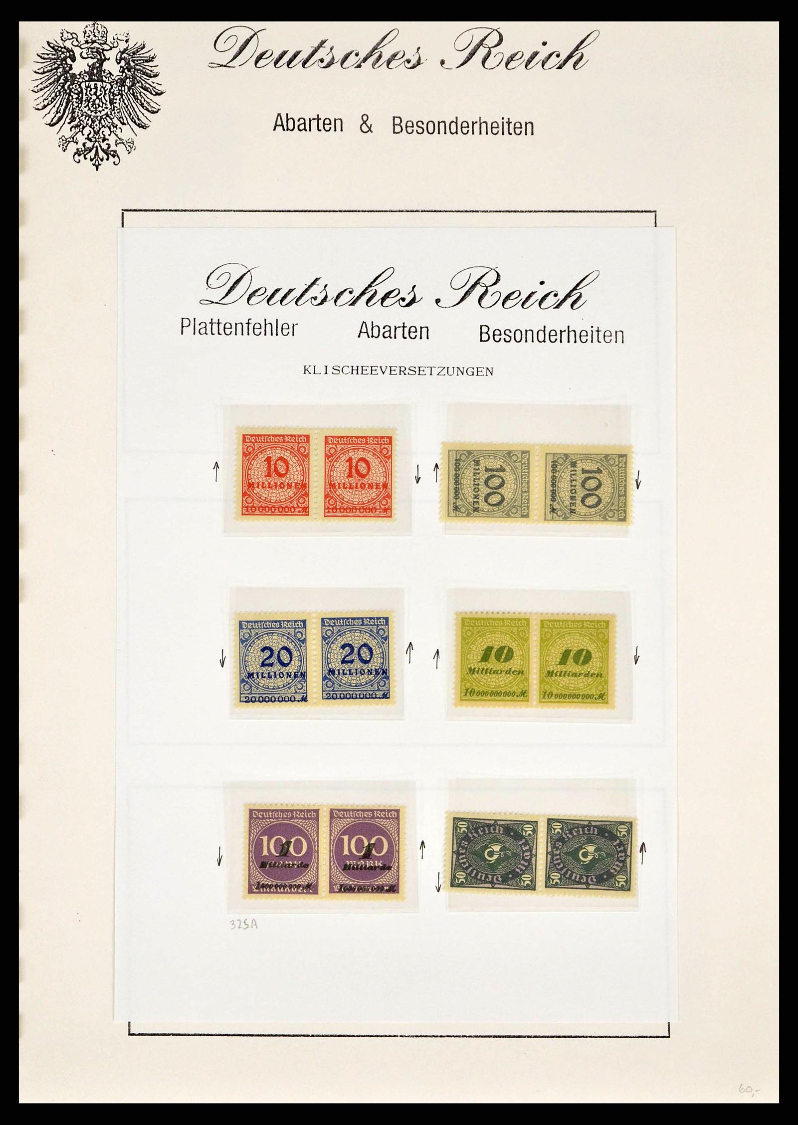 38421 0013 - Stamp collection 38421 German Reich infla 1922-1923.