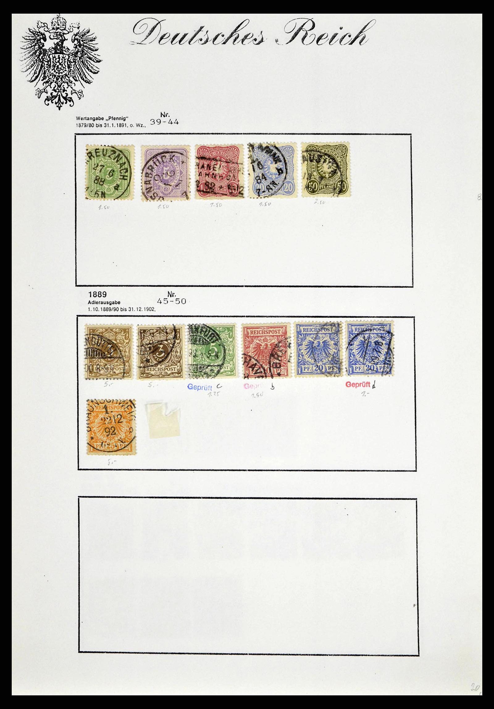 38421 0019 - Stamp collection 38421 German Reich infla 1922-1923.