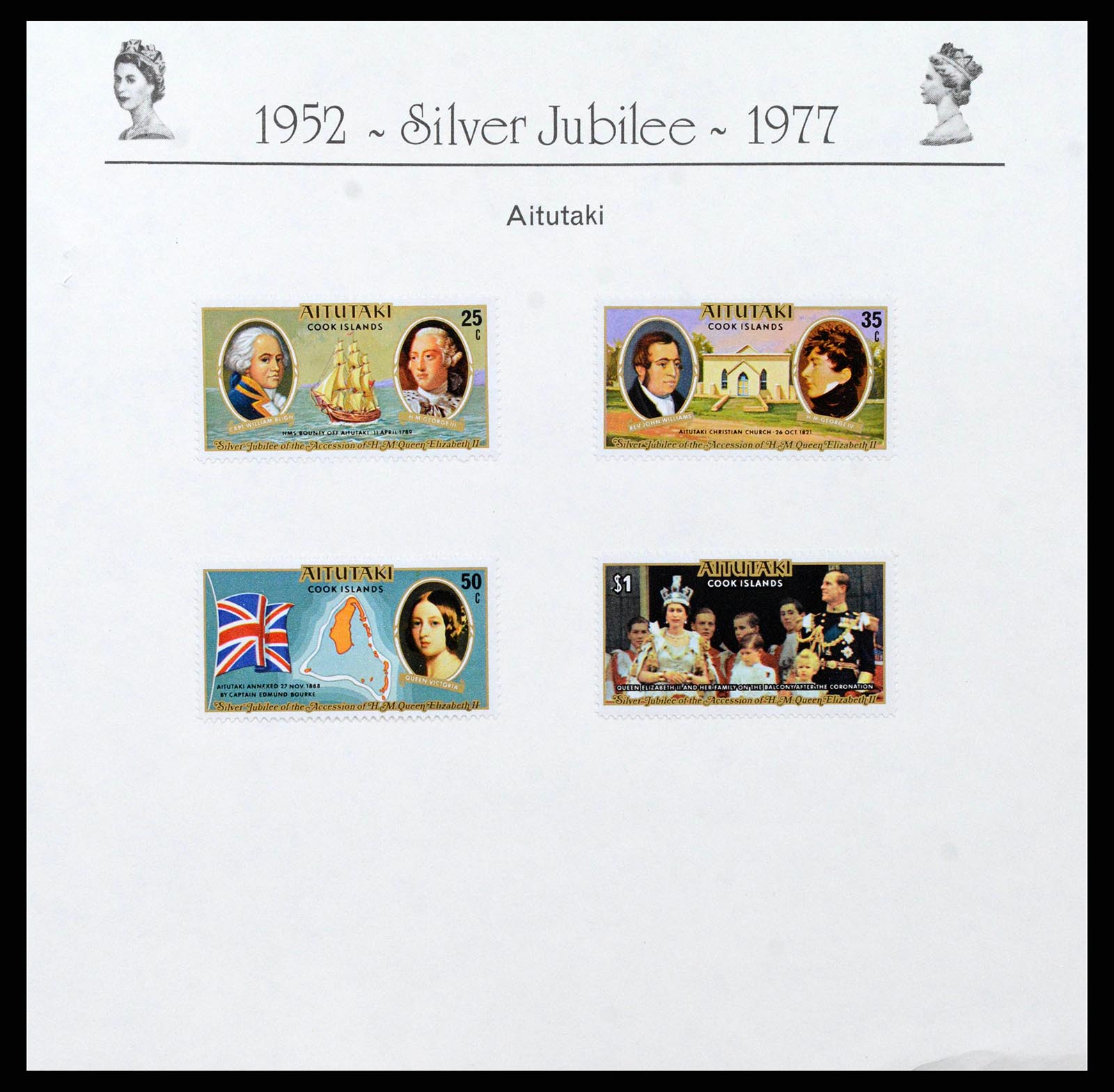 38425 0001 - Postzegelverzameling 38425 Engeland en koloniën omnibus 1935-2013.
