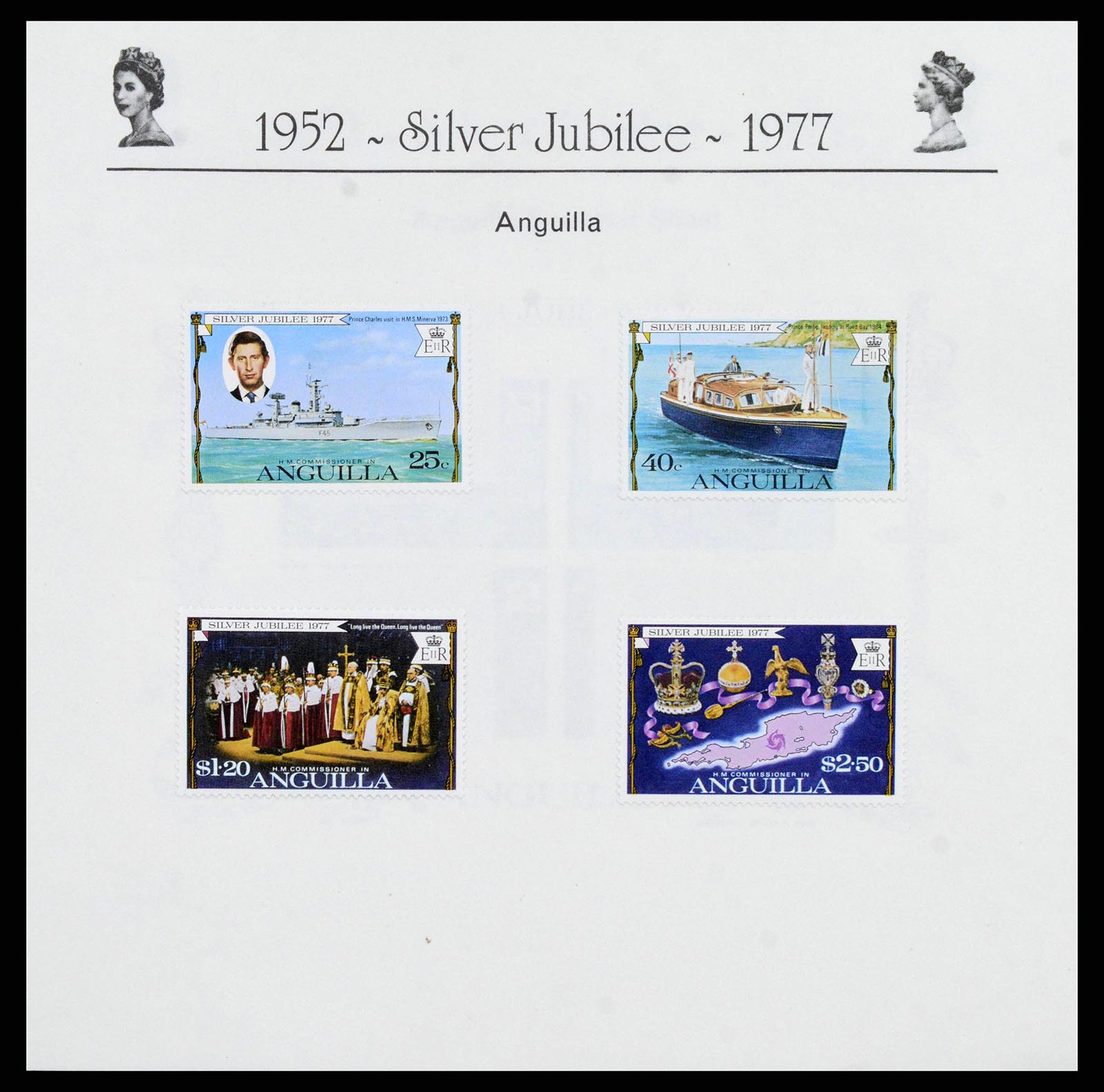 38425 0004 - Postzegelverzameling 38425 Engeland en koloniën omnibus 1935-2013.