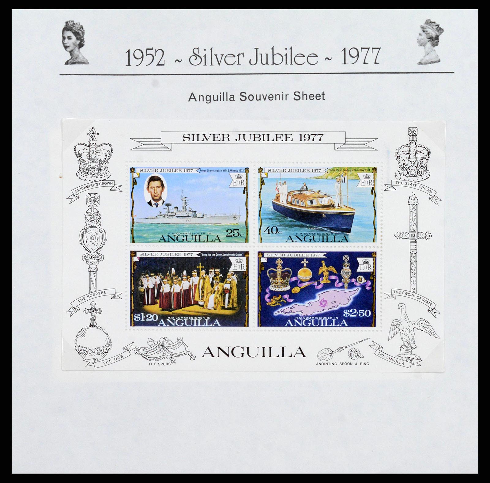 38425 0006 - Postzegelverzameling 38425 Engeland en koloniën omnibus 1935-2013.