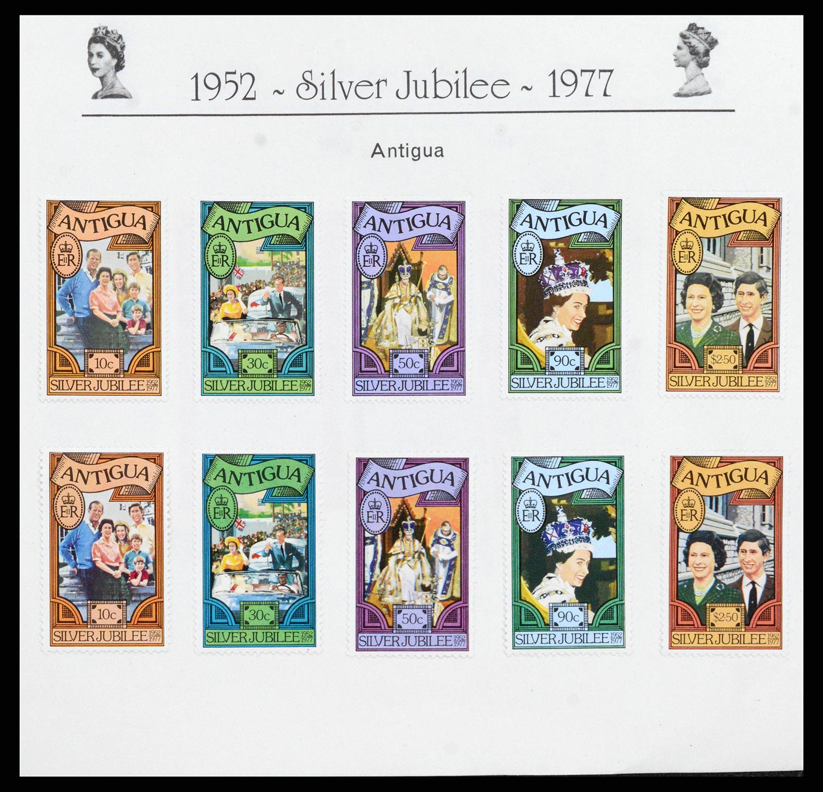 38425 0008 - Postzegelverzameling 38425 Engeland en koloniën omnibus 1935-2013.